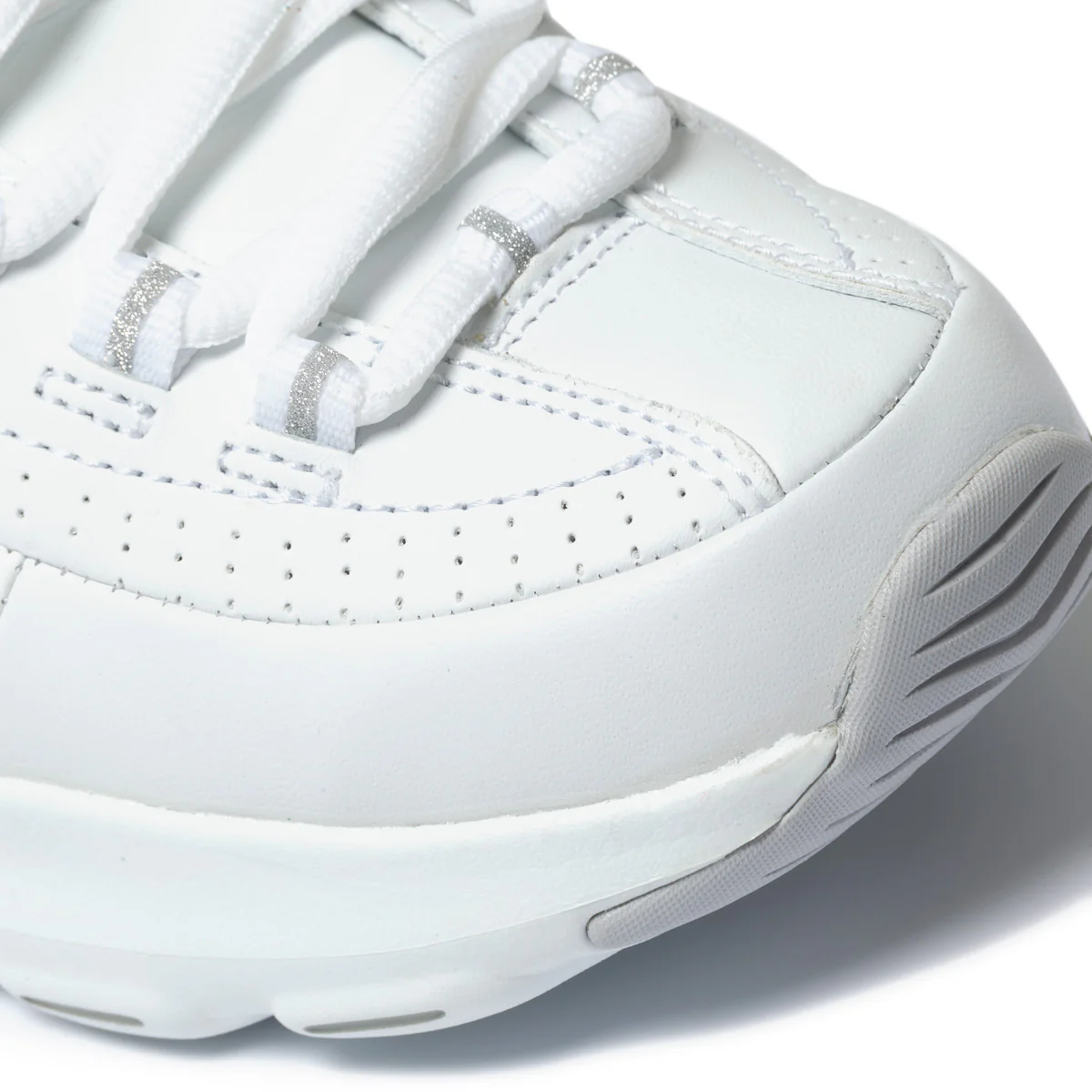 Sneakers bianche in pelle e similpelle con sottopiede Memory Foam Skechers D'Lite Ultra Illusions - Image 5