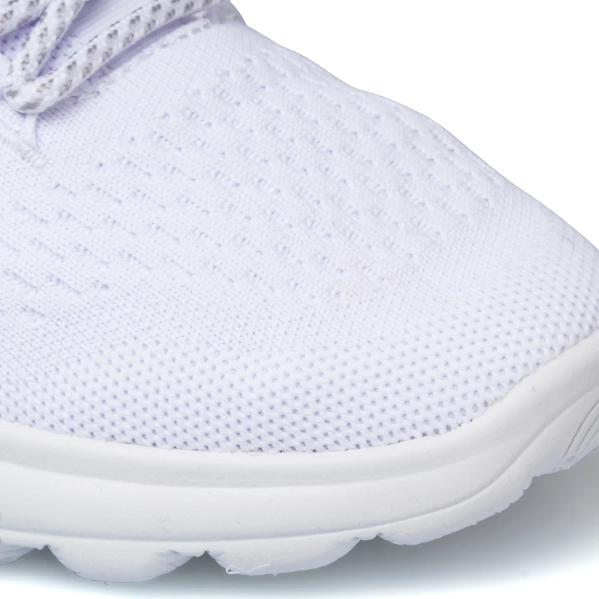 Sneakers bianche in tessuto knit da donna Geox Spherica - Image 7