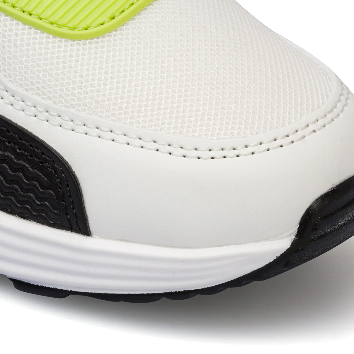 Sneakers bianche, nere e gialle da bambino con suola ad aria Everlast - Image 5