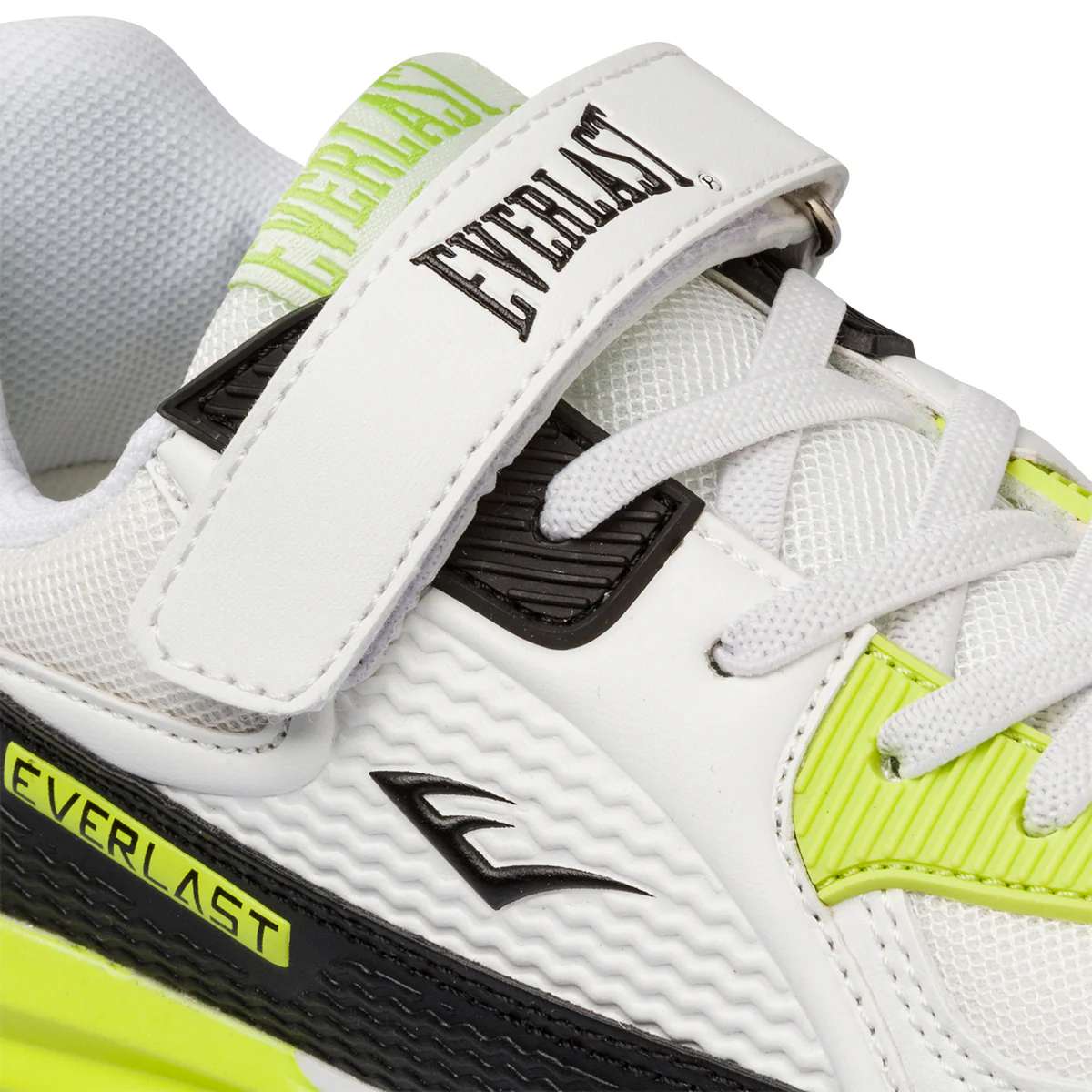 Sneakers bianche, nere e gialle da bambino con suola ad aria Everlast - Image 6
