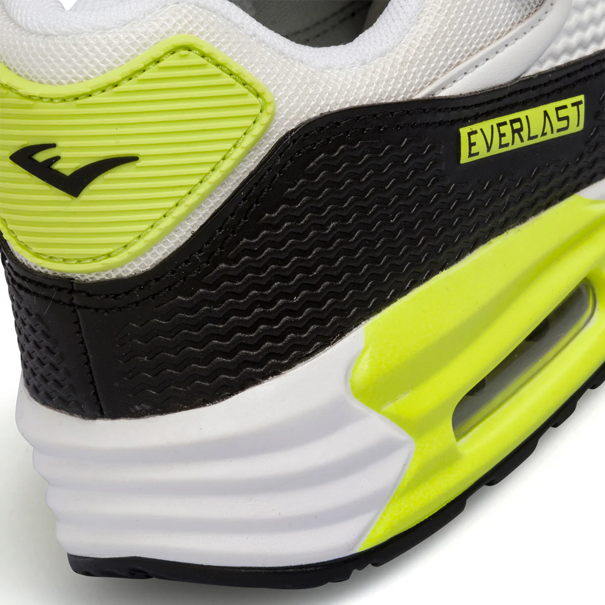 Sneakers bianche, nere e gialle da bambino con suola ad aria Everlast - Image 7