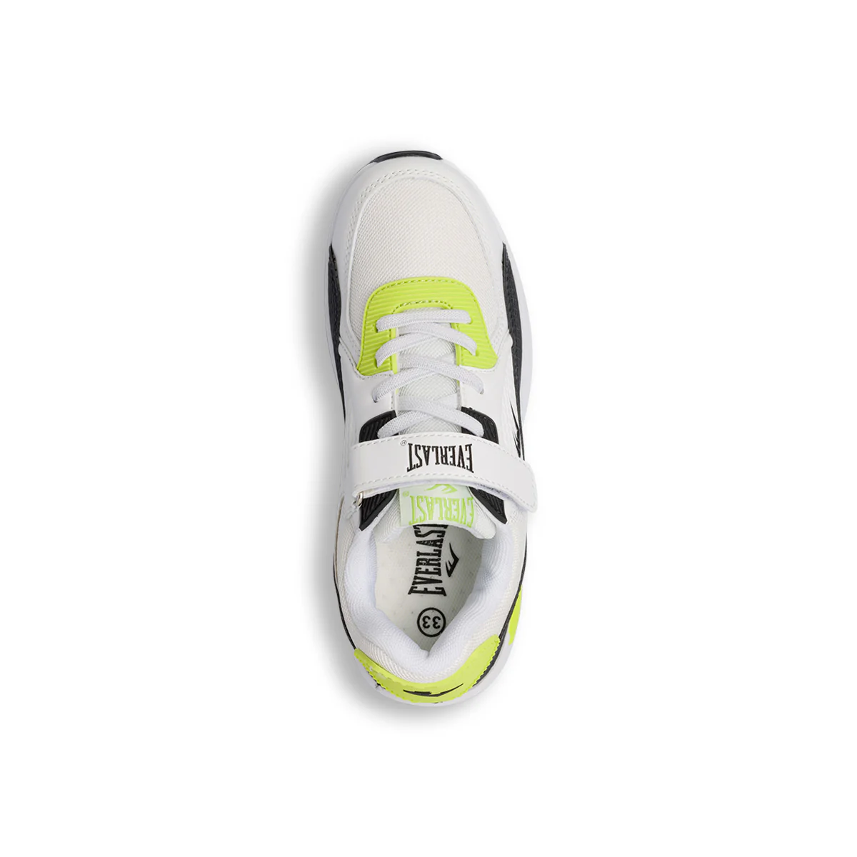 Sneakers bianche, nere e gialle da bambino con suola ad aria Everlast - Image 8