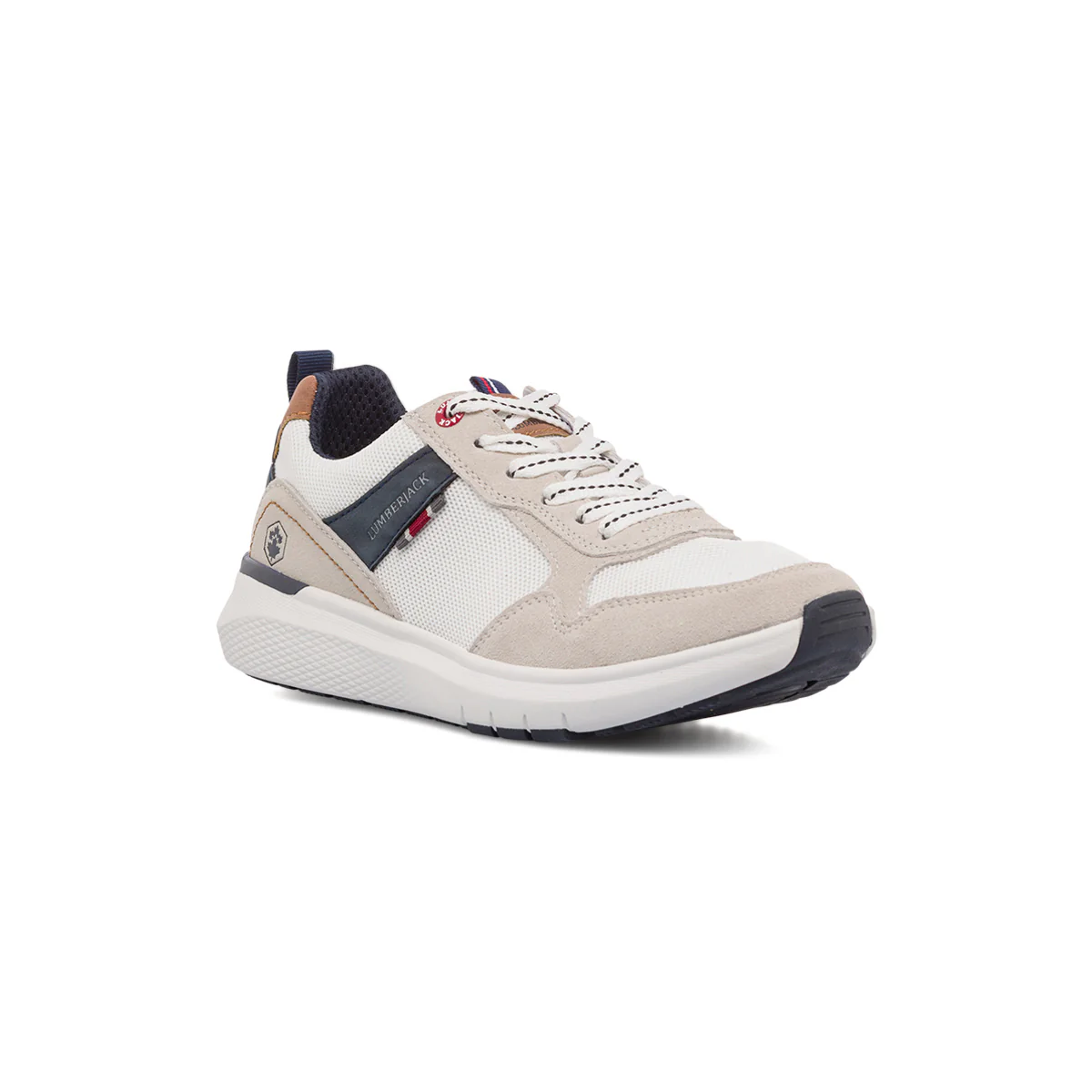 Sneakers bianche off-white da uomo in pelle Lumberjack Neil - Image 2
