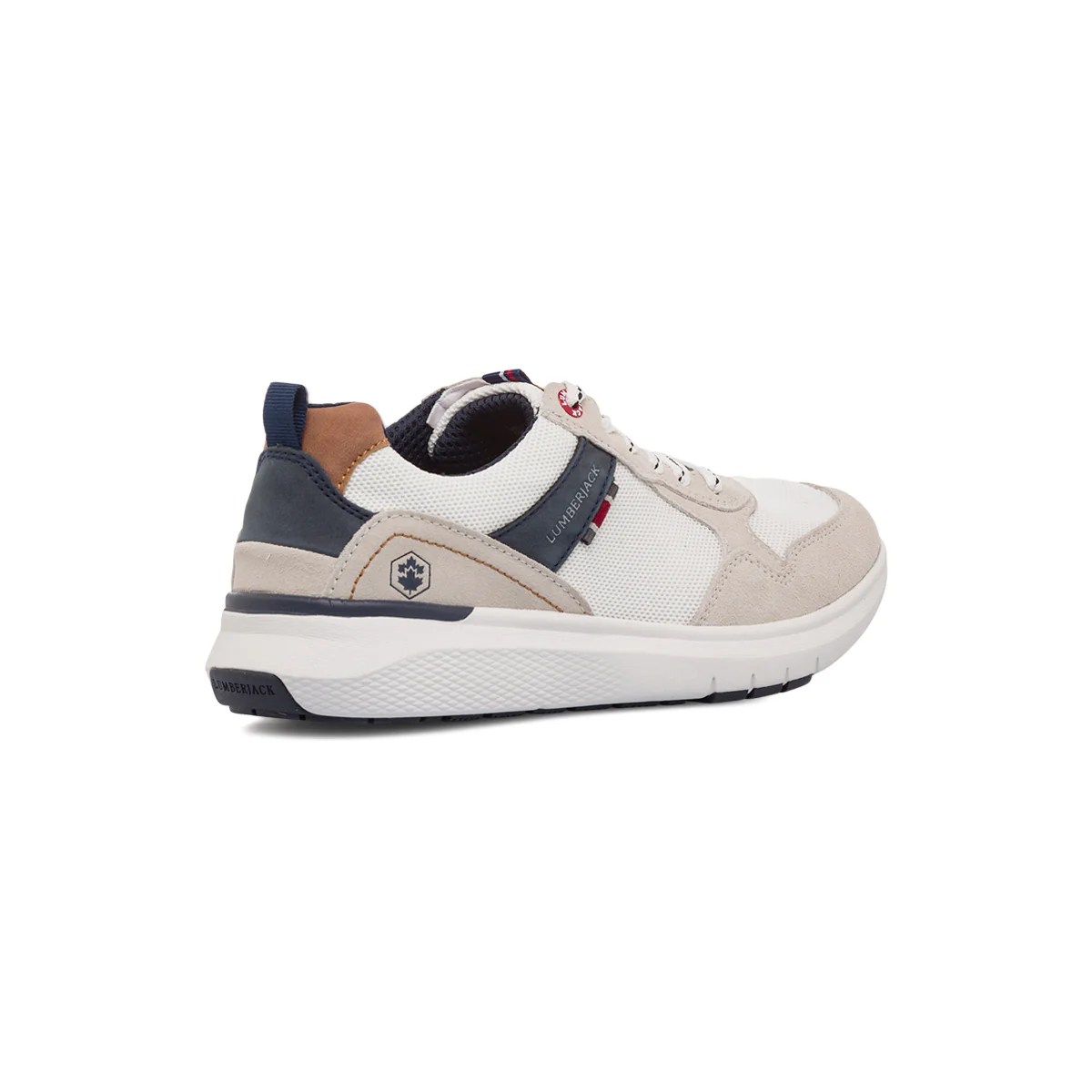 Sneakers bianche off-white da uomo in pelle Lumberjack Neil - Image 3