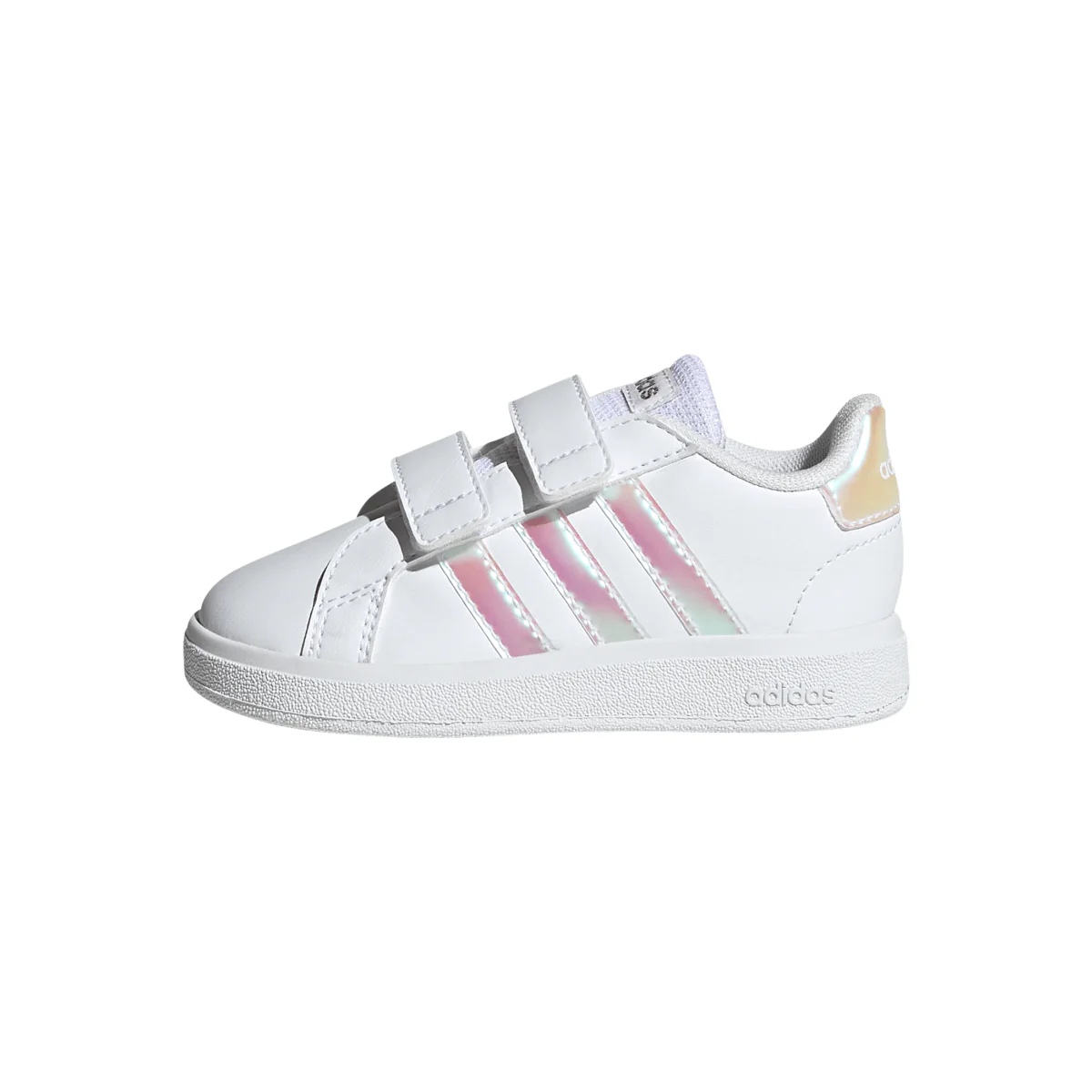 Sneakers bianche Primi passi bambina con strappo adidas Grand Court - Image 11