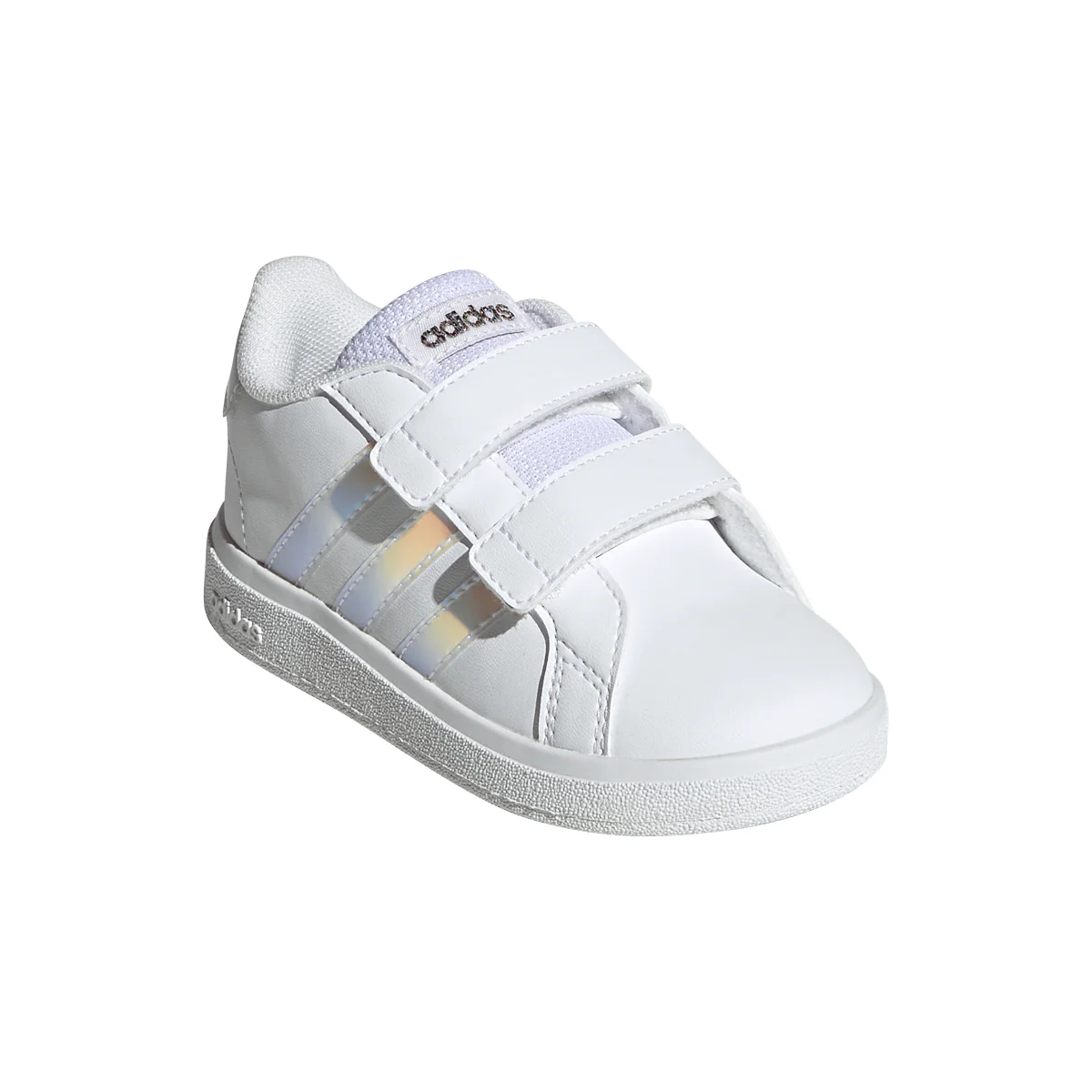 Sneakers bianche Primi passi bambina con strappo adidas Grand Court - Image 7