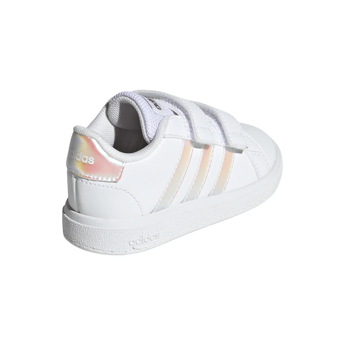 Sneakers bianche Primi passi bambina con strappo adidas Grand Court - Image 8