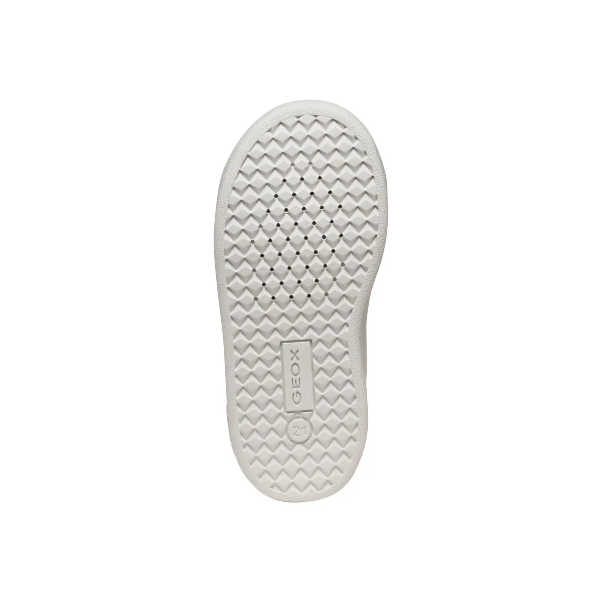 Sneakers bianche traspiranti da Bambina con dettaglio glitter Geox - Image 6