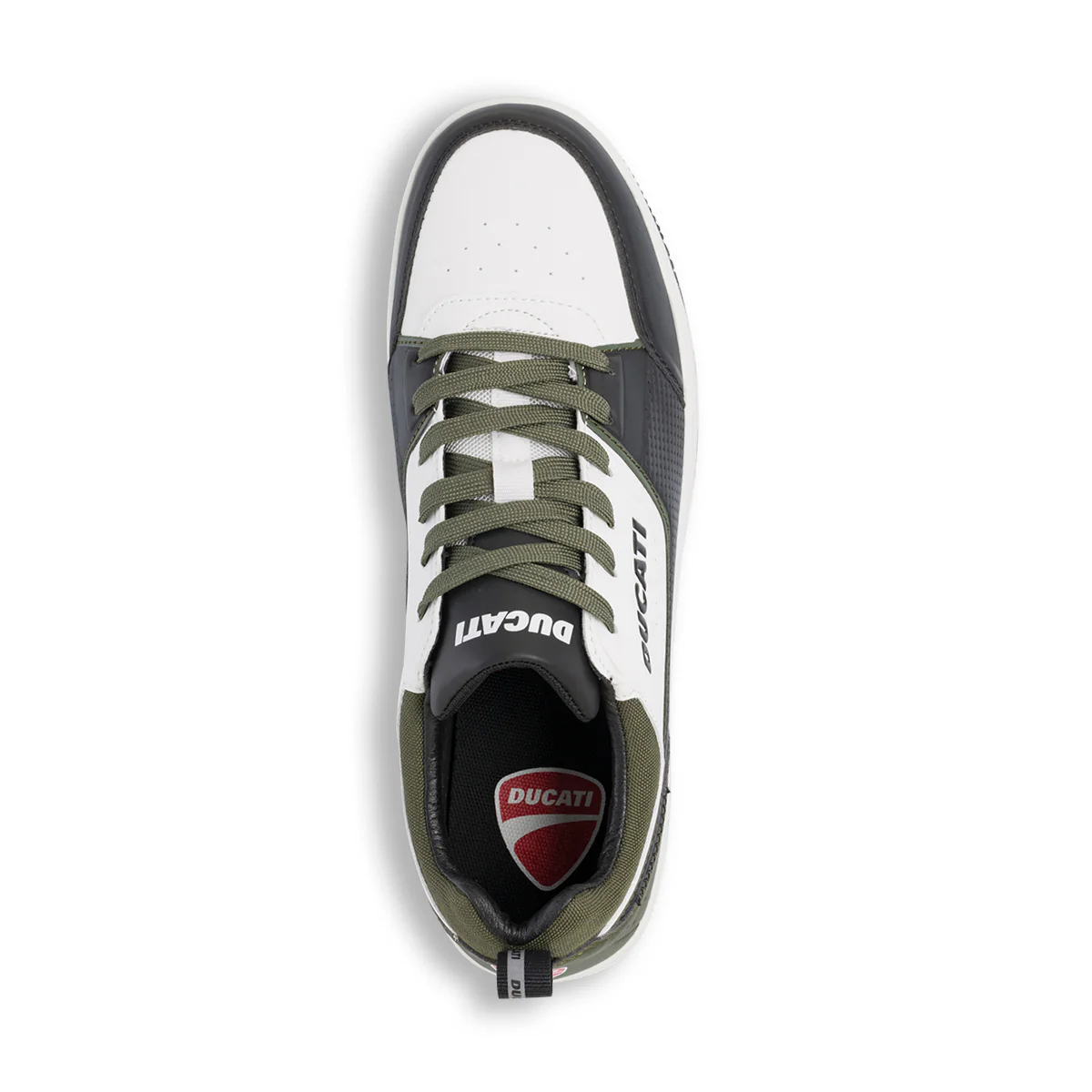 Sneakers bianche, verde militare e nere da uomo Ducati Barsaba 4 - Image 8