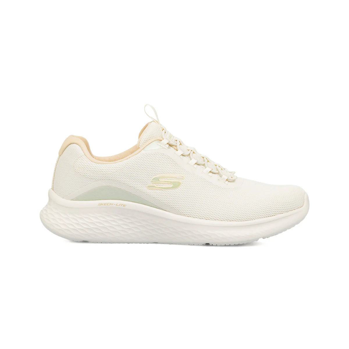 Sneakers bianco off-white da Donna in Memory Comfort Skechers Lite Pro