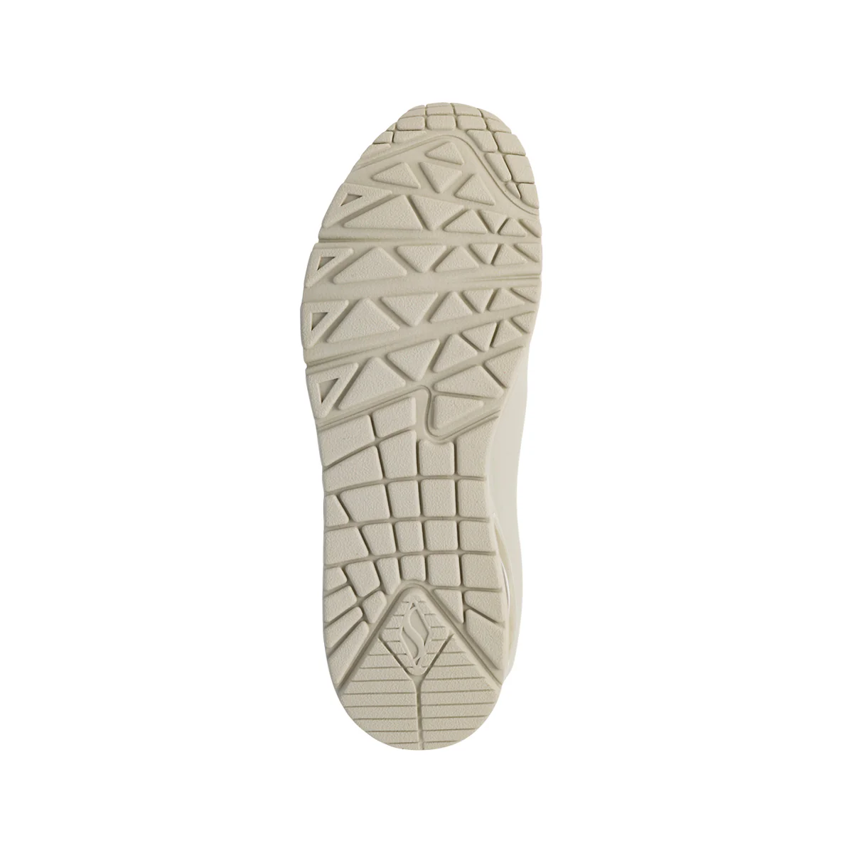 Sneakers grigie da donna con suola ad aria Skechers Uno - Image 4