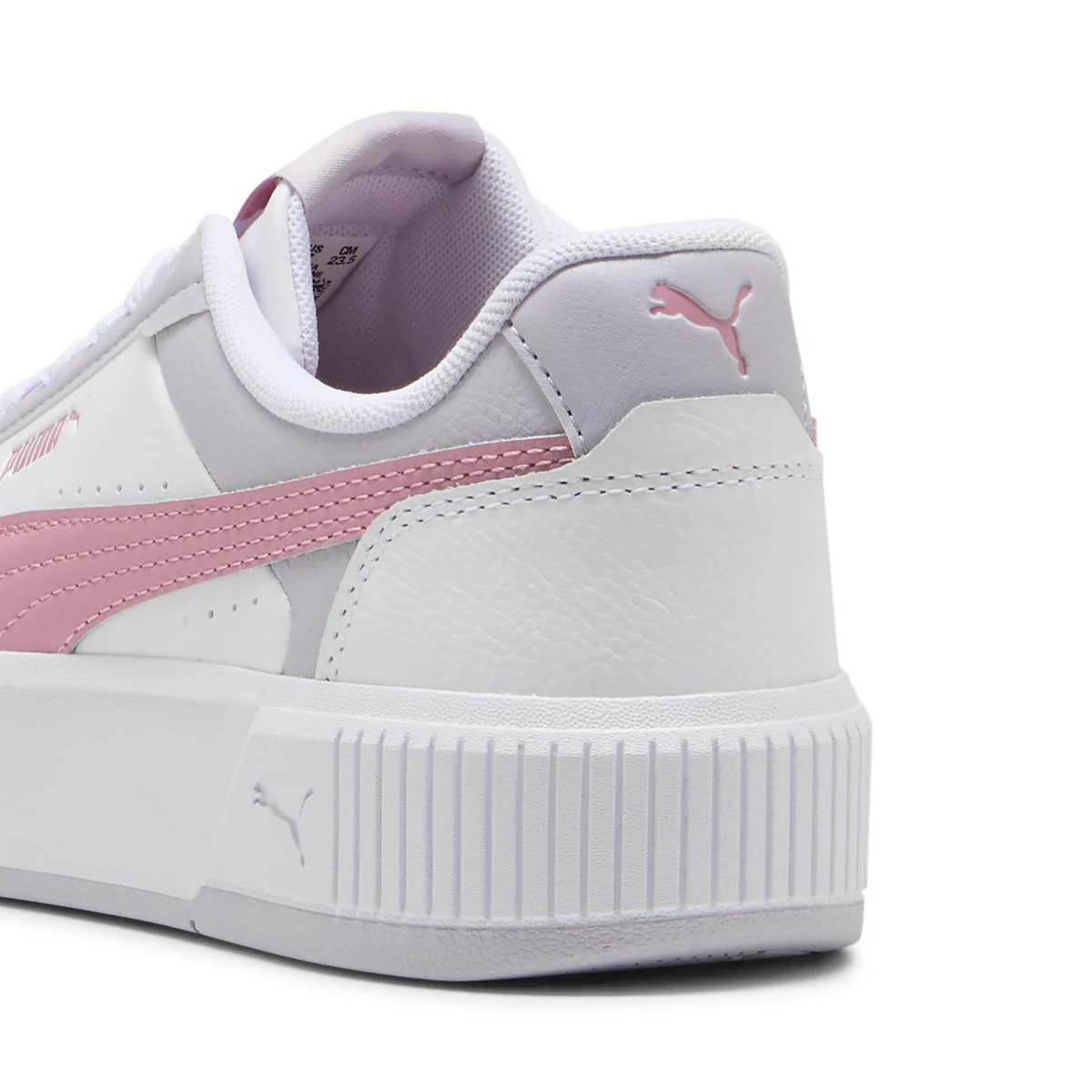 Sneakers bicolore bianche e lilla da Donna Puma Carina Mia - Image 3