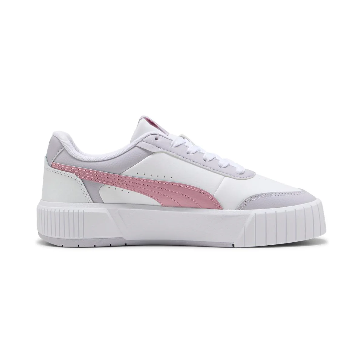 Sneakers bicolore bianche e lilla da Donna Puma Carina Mia - Image 5