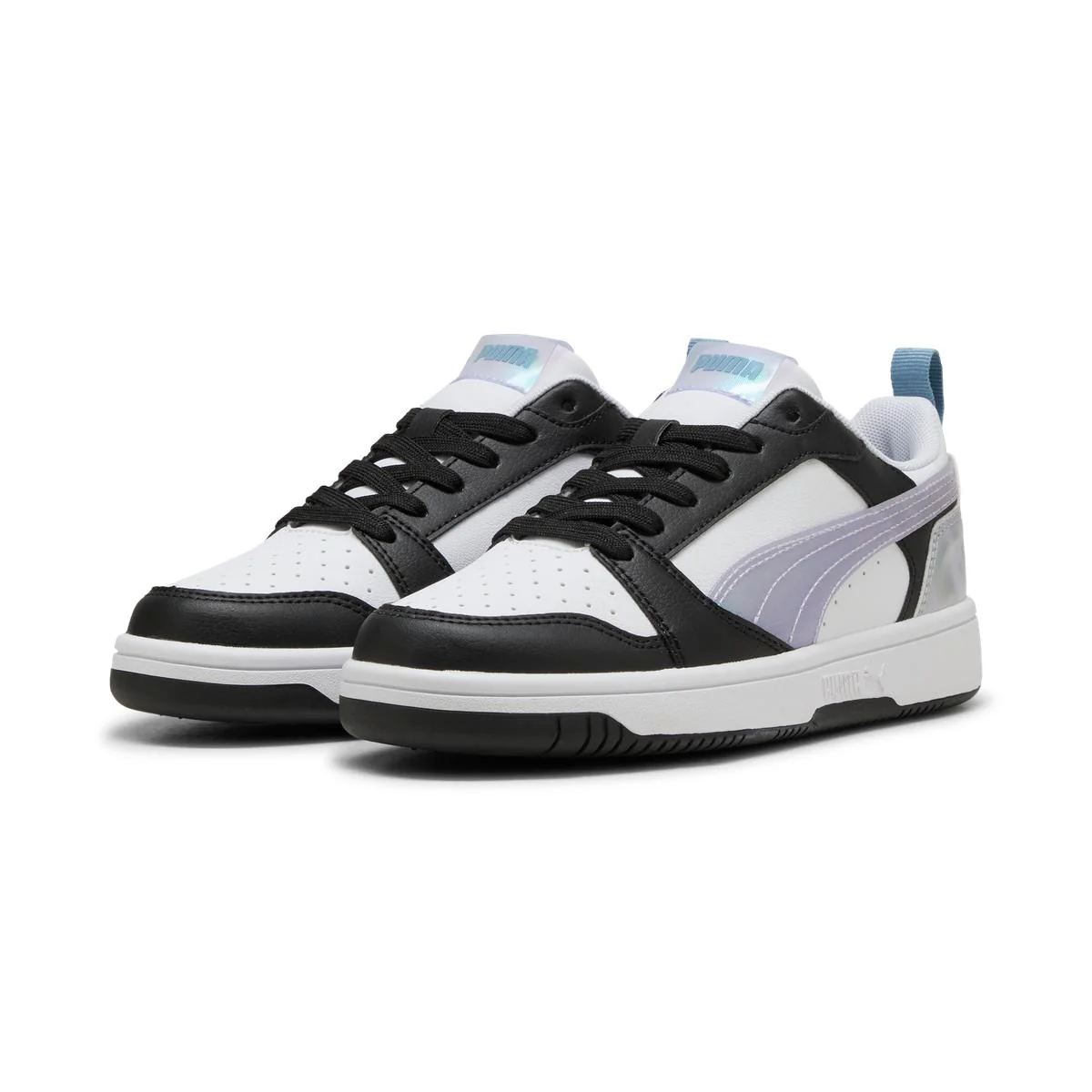 Sneakers bicolore bianche e nere da Ragazza Puma Rebound V6