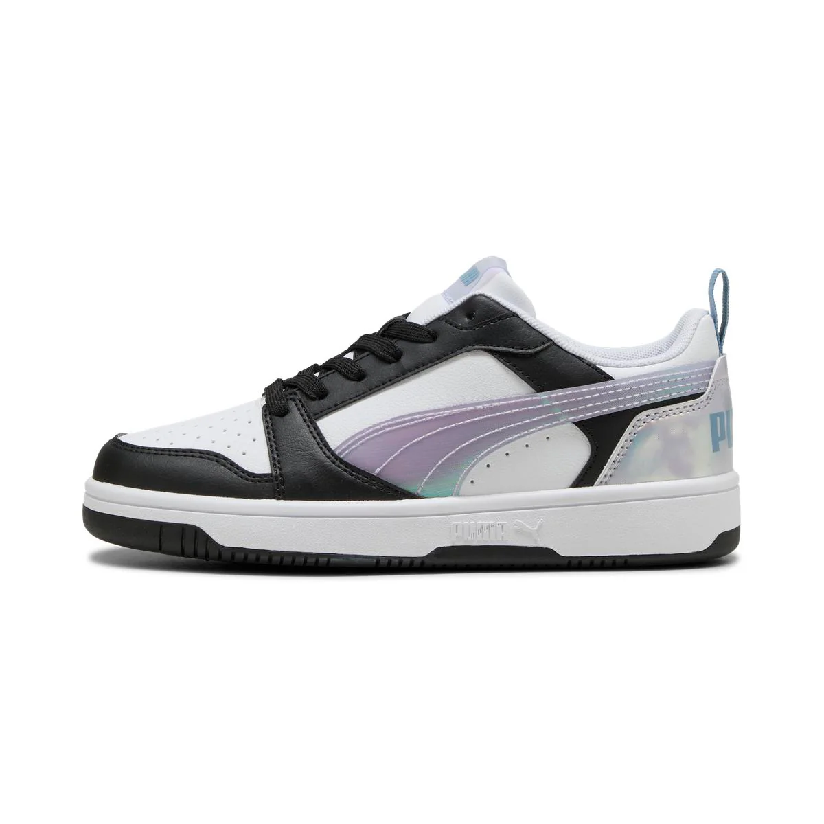 Sneakers bicolore bianche e nere da Ragazza Puma Rebound V6 - Image 2
