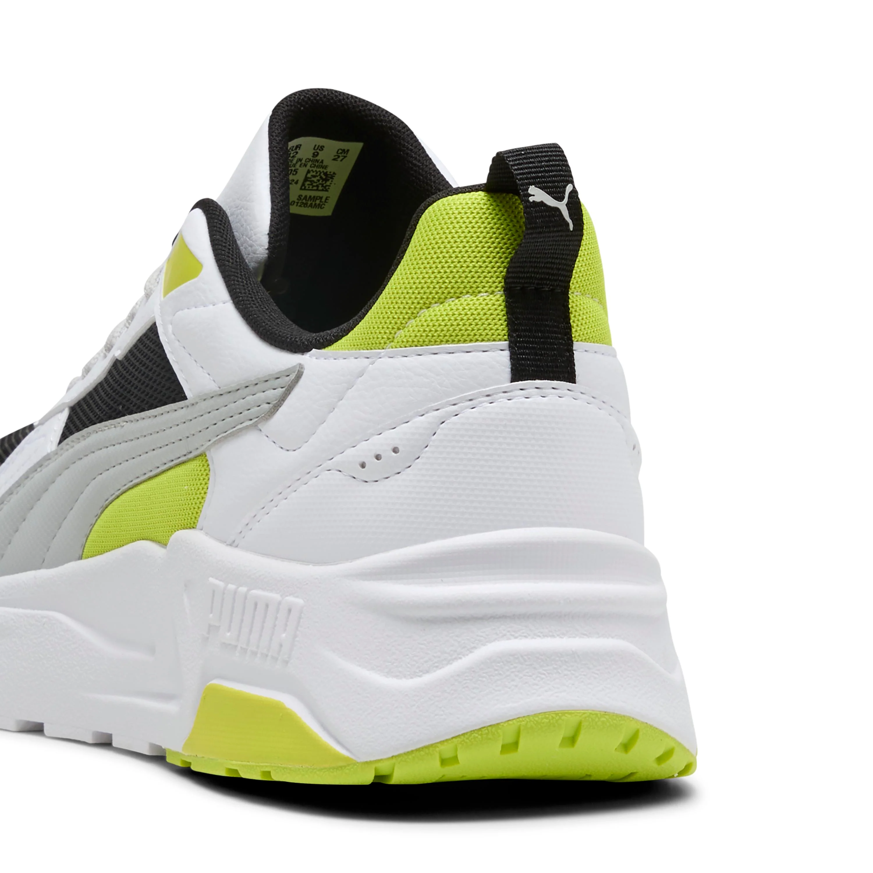 Sneakers bicolore bianco e nero da Uomo Court Classico Puma - Image 3
