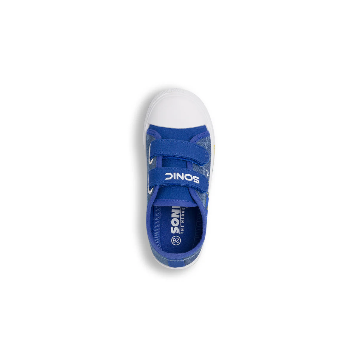 Sneakers blu Bambino con luci e doppi strappi in tessuto stampa Sonic - Image 6
