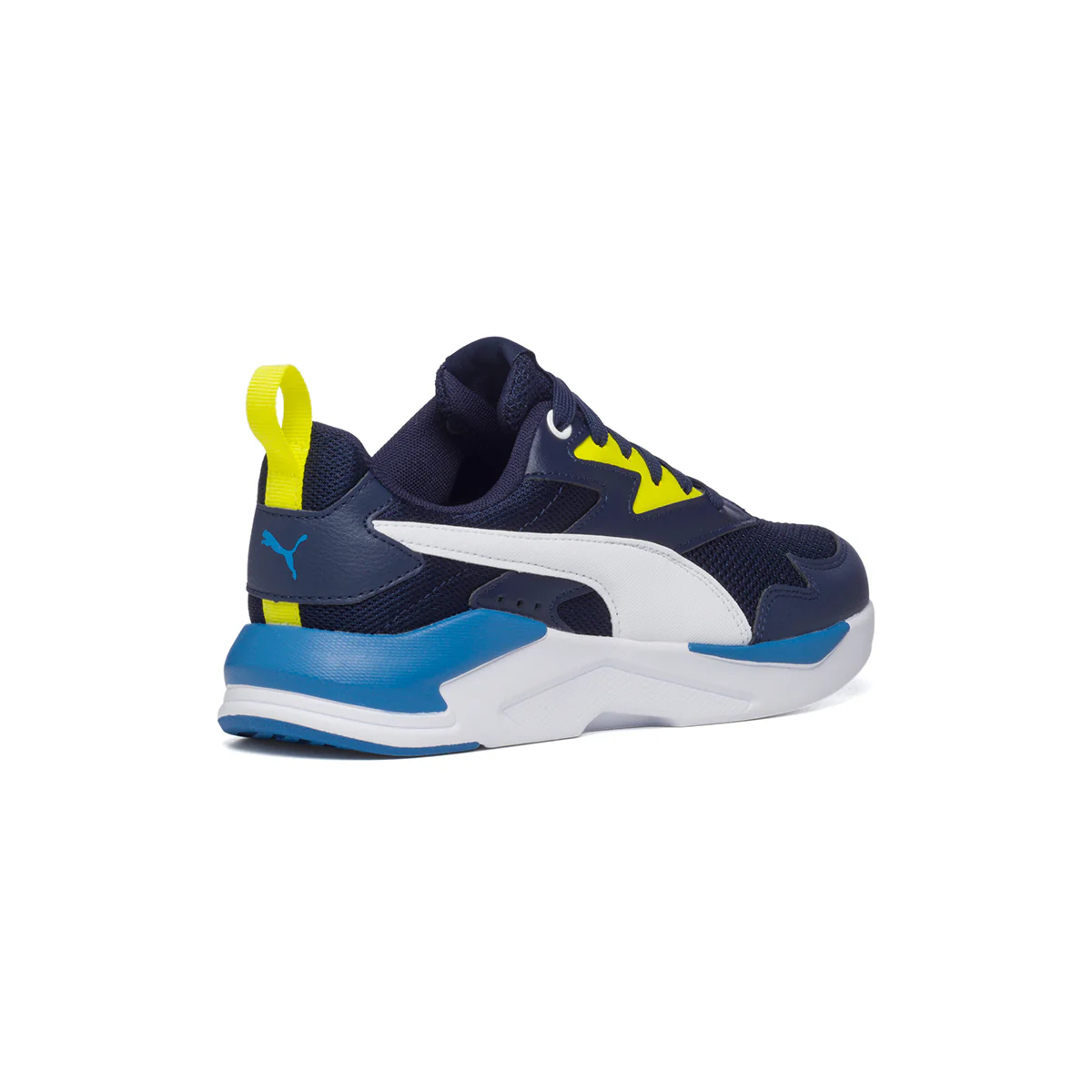Sneakers blu con dettagli gialli Puma X-Ray Lite Jr - Image 3
