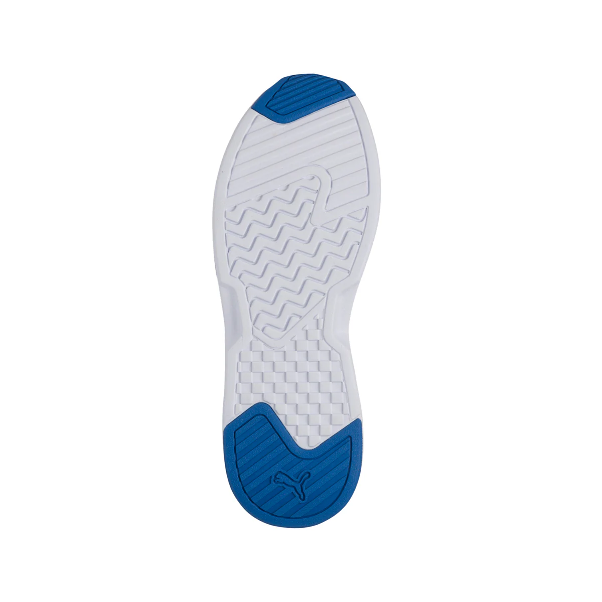 Sneakers blu con dettagli gialli Puma X-Ray Lite Jr - Image 4