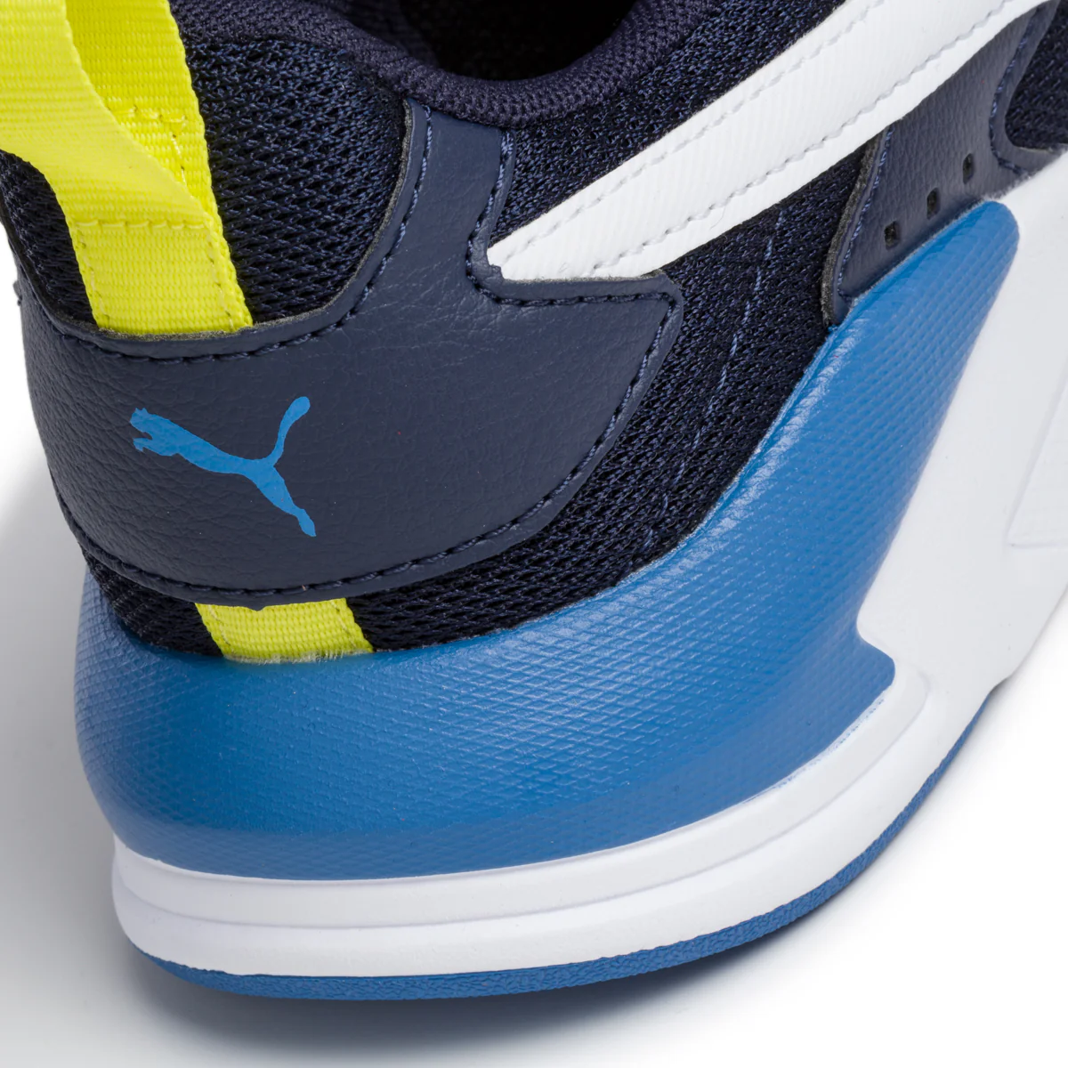 Sneakers blu con dettagli gialli Puma X-Ray Lite Jr - Image 7