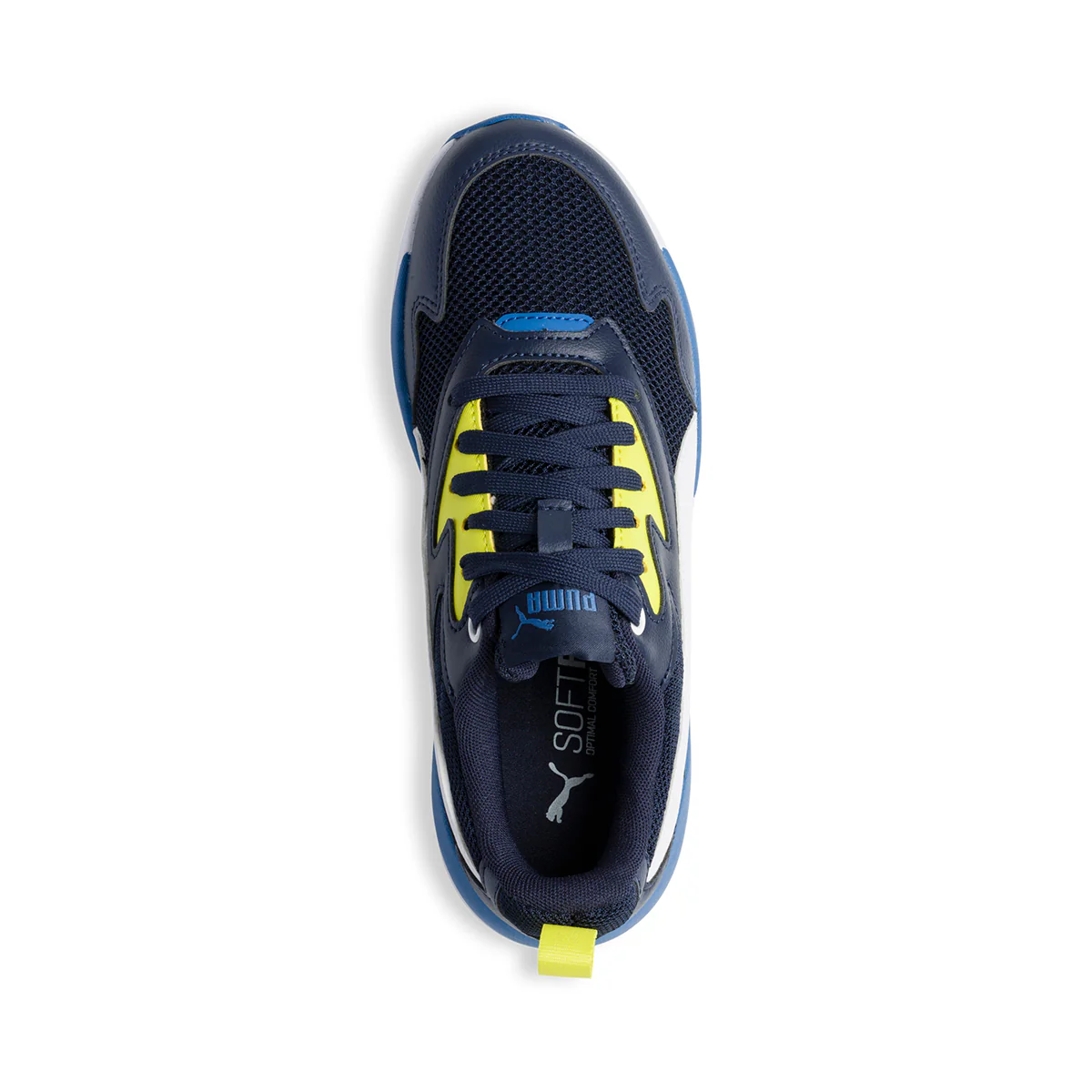 Sneakers blu con dettagli gialli Puma X-Ray Lite Jr - Image 8