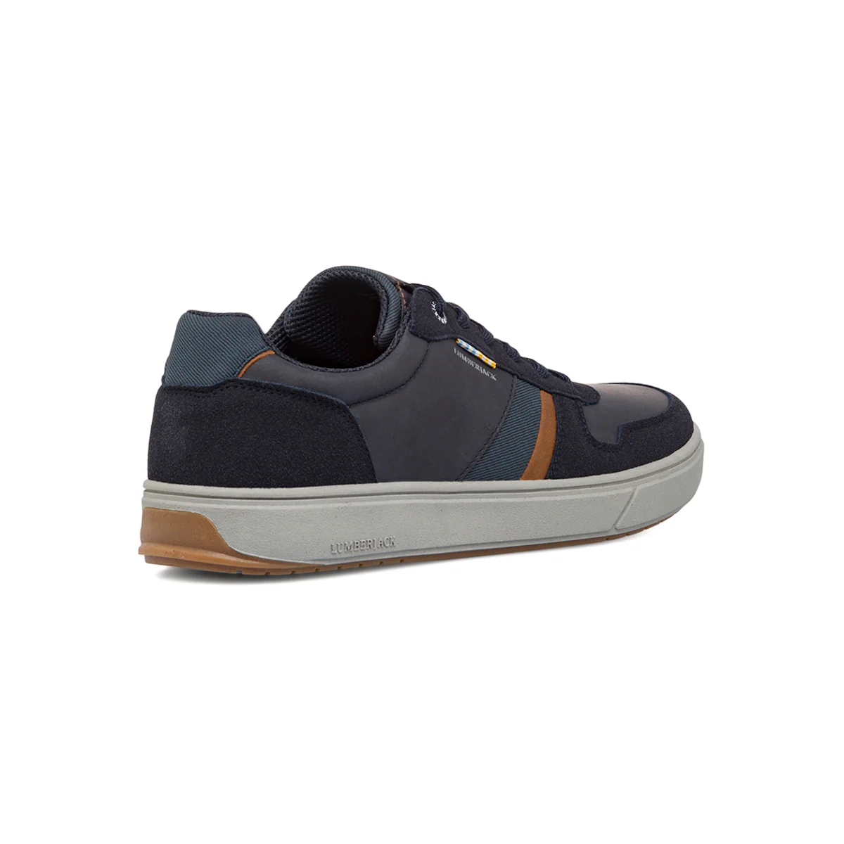 Sneakers blu con dettagli marroni Lumberjack - Image 3
