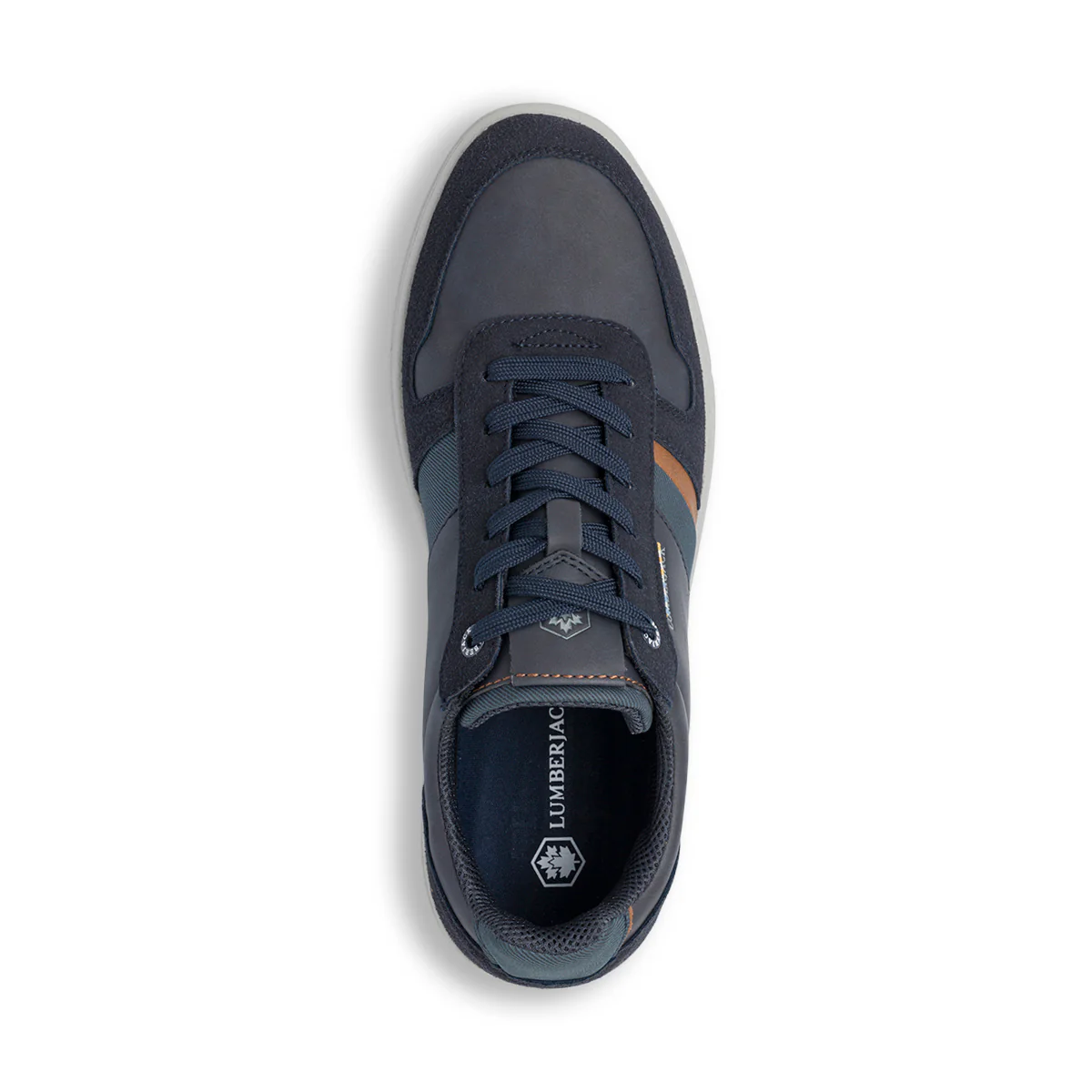 Sneakers blu con dettagli marroni Lumberjack - Image 6