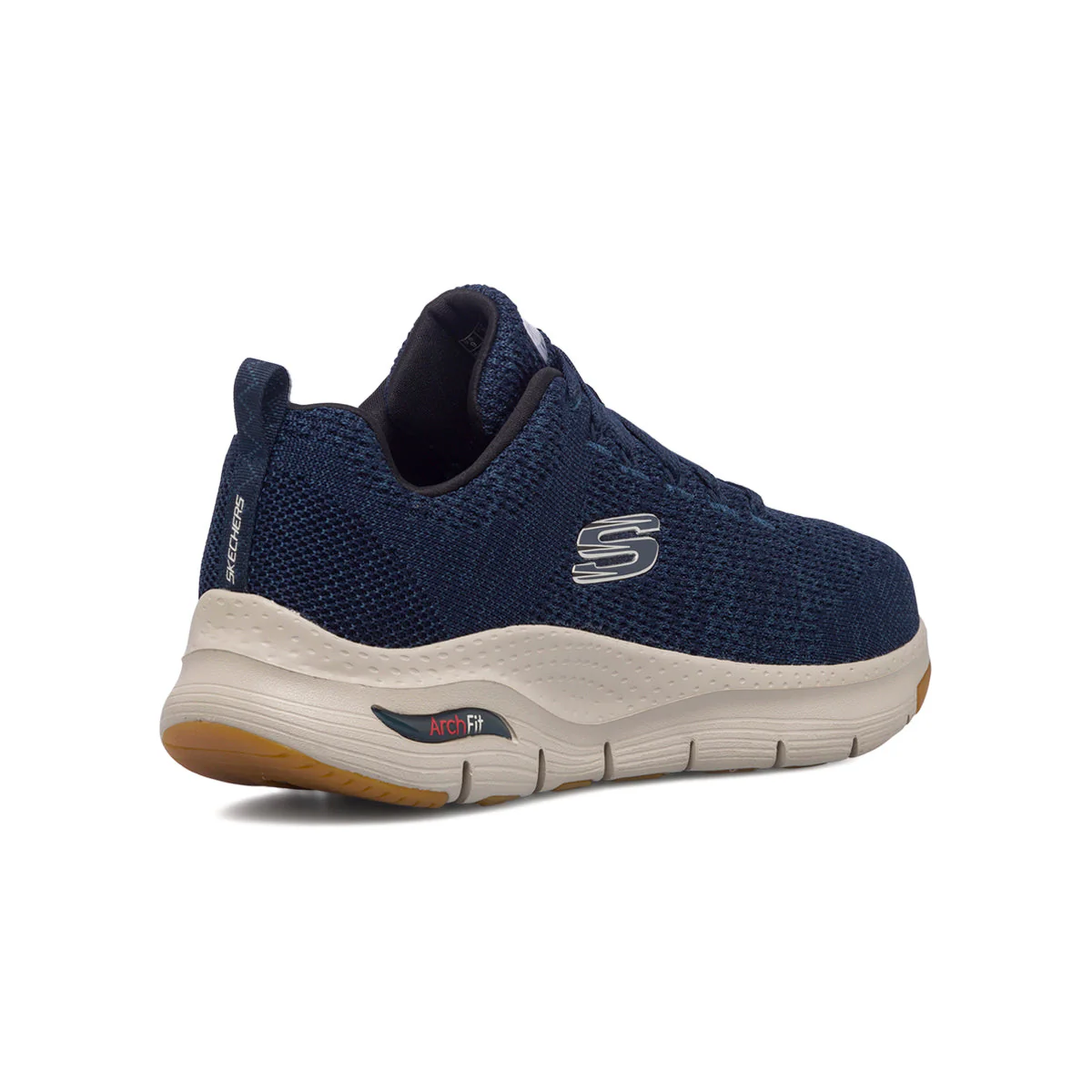 Sneakers blu con sottopiede Memory Foam Skechers Arch-Fit - Paradyme - Image 3