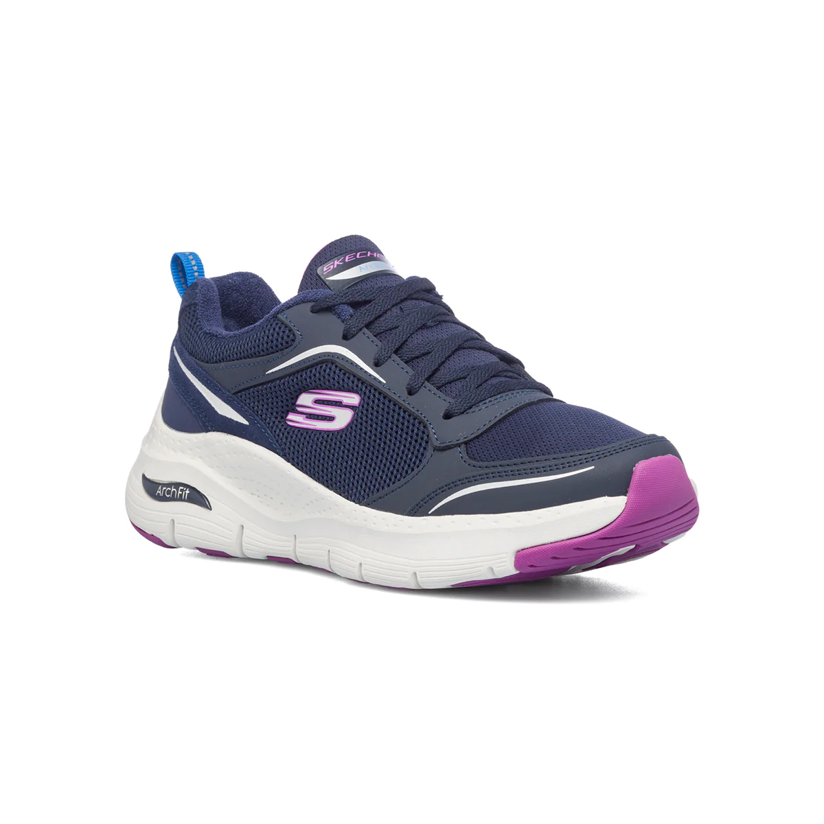 Sneakers blu con sottopiede Memory Foam Skechers Arch-Fit - Image 2
