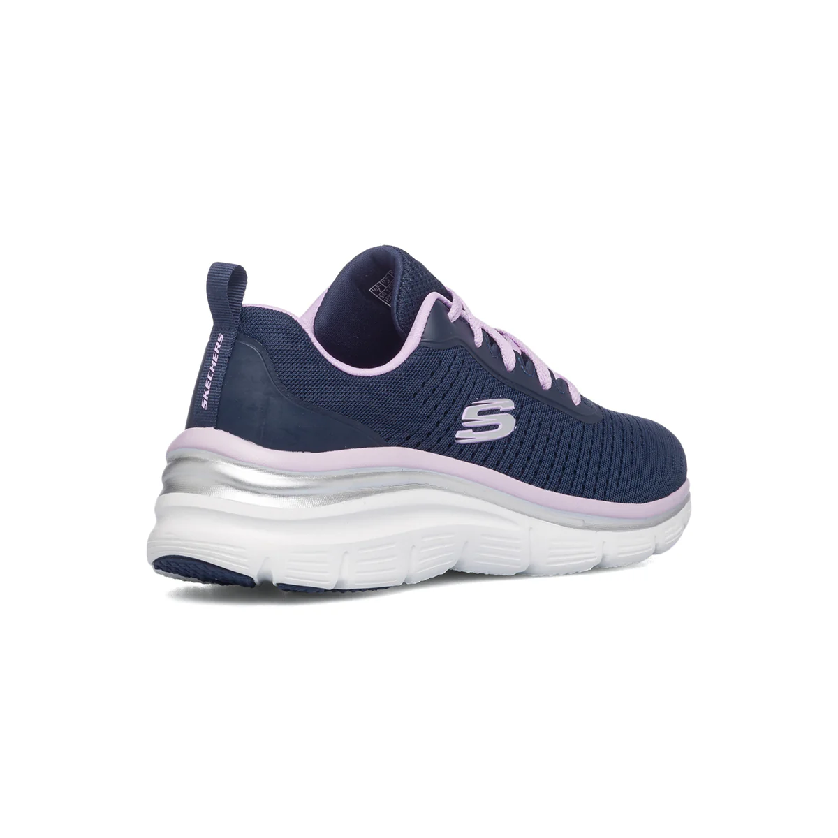 Sneakers blu con sottopiede Memory Foam Skechers Fashion Fit - Image 3