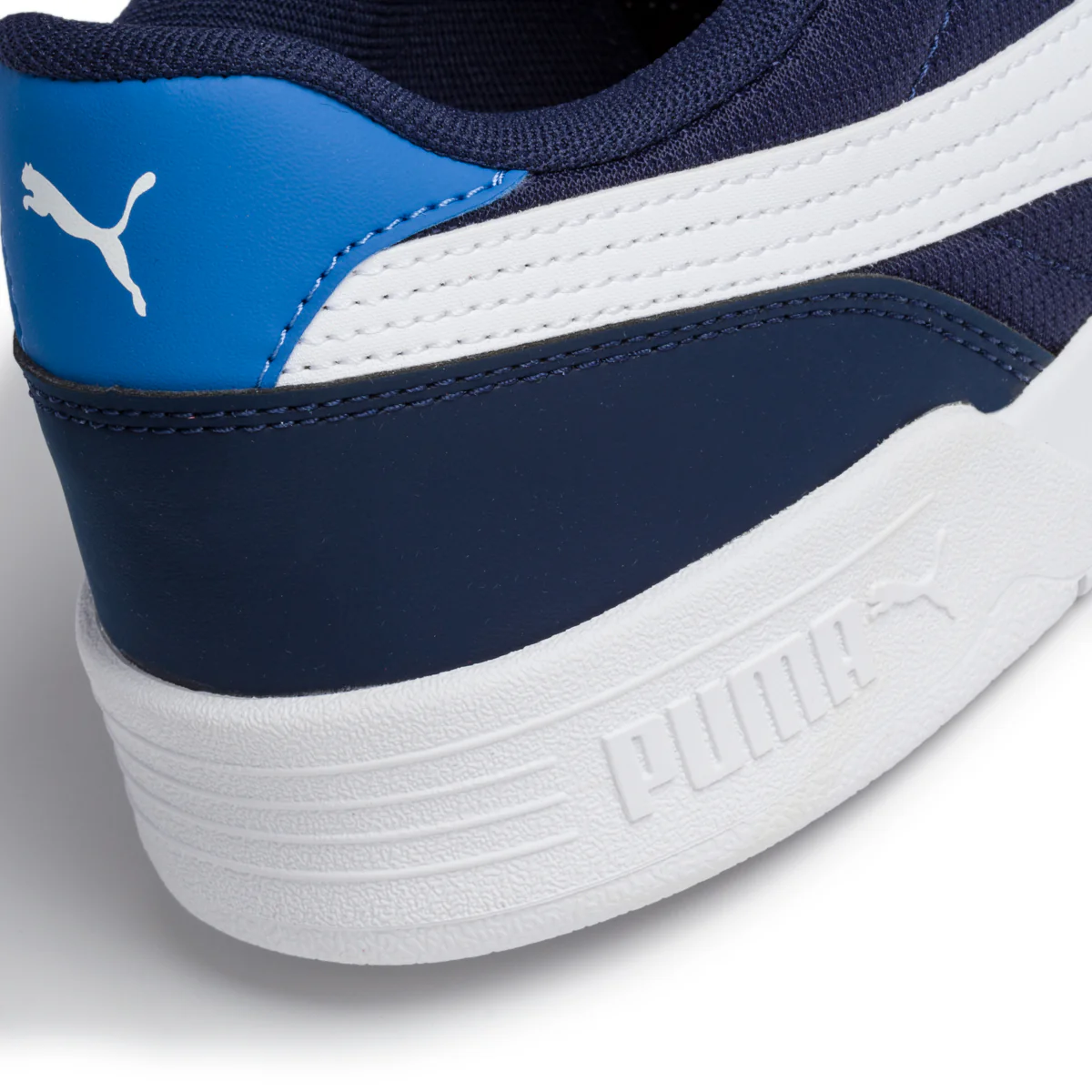 Sneakers blu con striscia laterale a contrasto Puma Caracal - Image 7