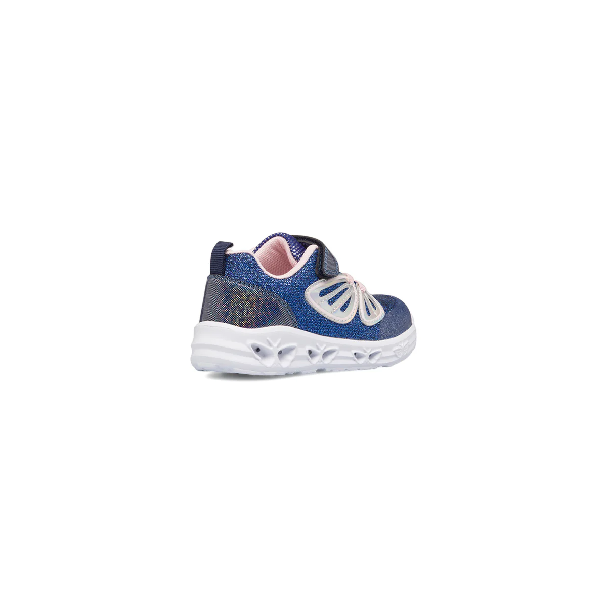 Sneakers blu da bambina con luci nella suola e glitter Le scarpe di Alice - Image 3