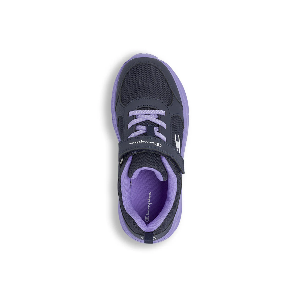 Sneakers blu da bambina con strappo Champion - Image 6