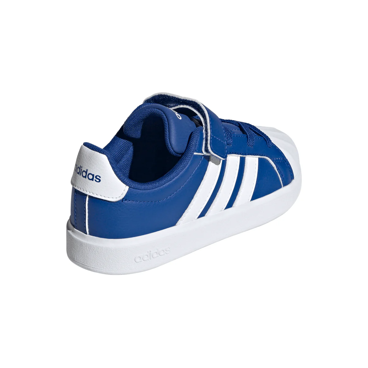 Sneakers blu da Bambino con chiusura a strappo adidas Superstar - Image 3