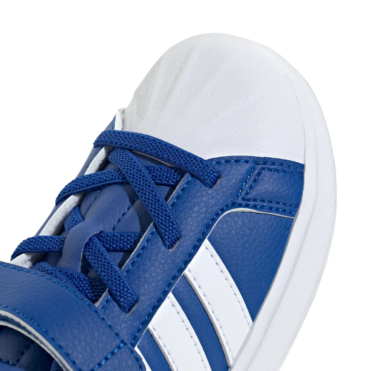 Sneakers blu da Bambino con chiusura a strappo adidas Superstar - Image 5