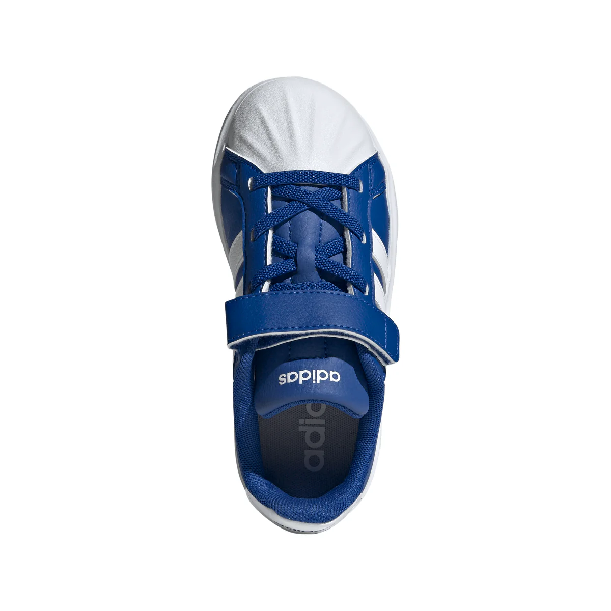 Sneakers blu da Bambino con chiusura a strappo adidas Superstar - Image 7