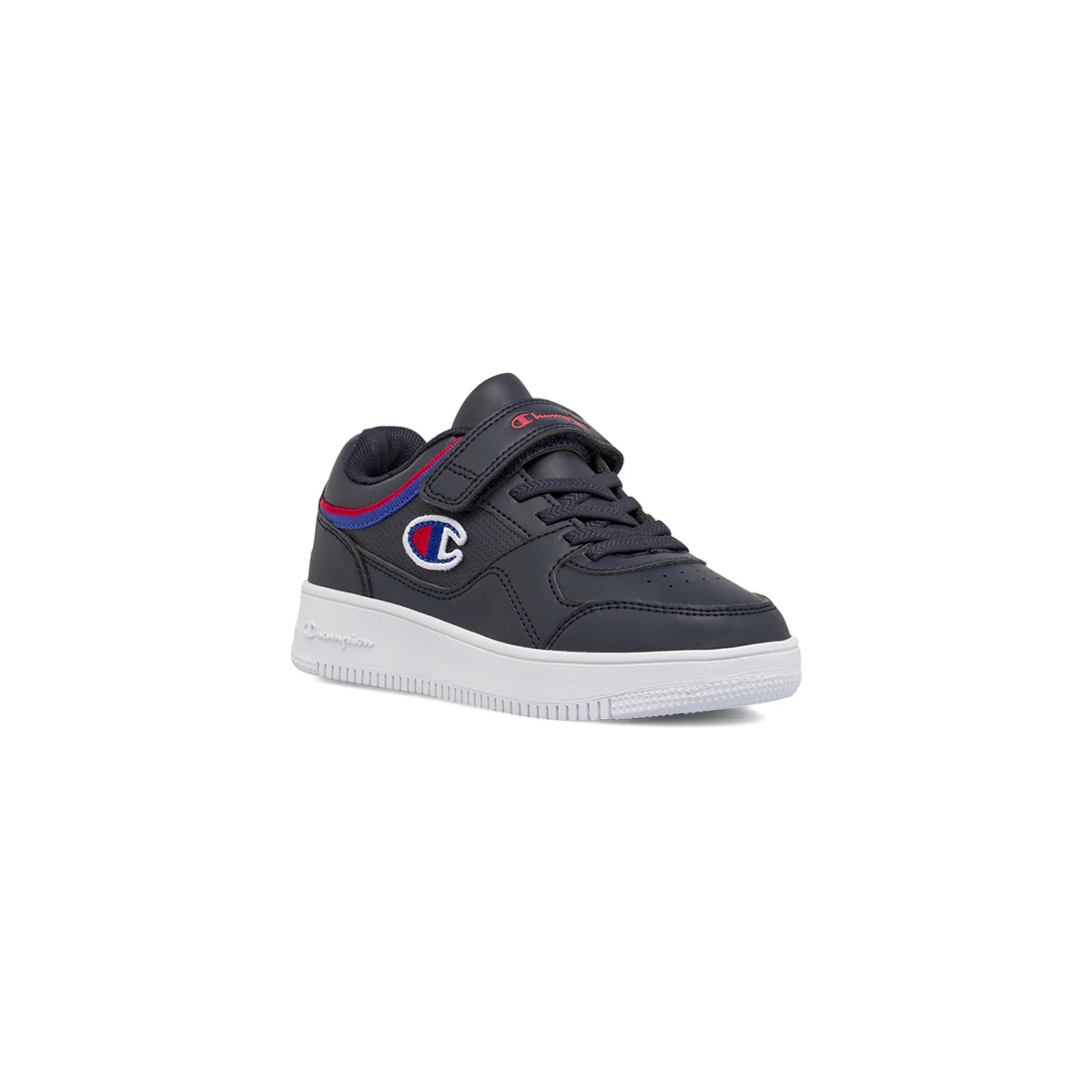 Sneakers blu da Bambino con chiusura a strappo e logo Champion - Image 2