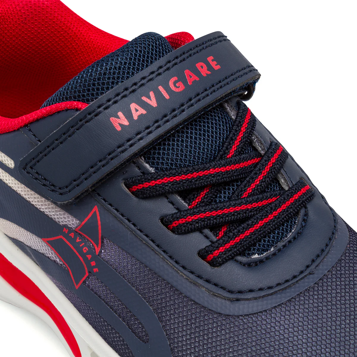 Sneakers blu da Bambino con chiusura a strappo  e luci Navigare - Image 6