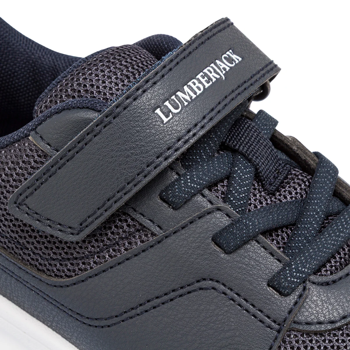 Sneakers Blu da Bambino con chiusura a strappo Lumberjack - Image 4