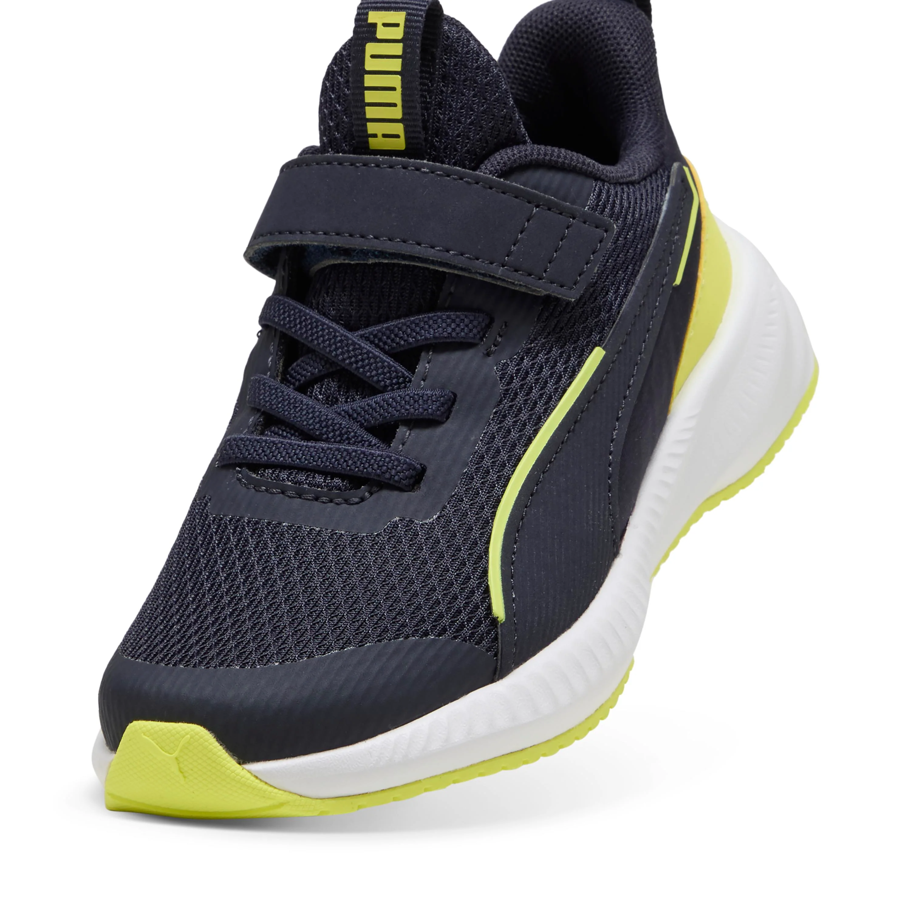 Sneakers blu da Bambino con chiusura a strappo Puma Flyer 3 AC+ PS - Image 5