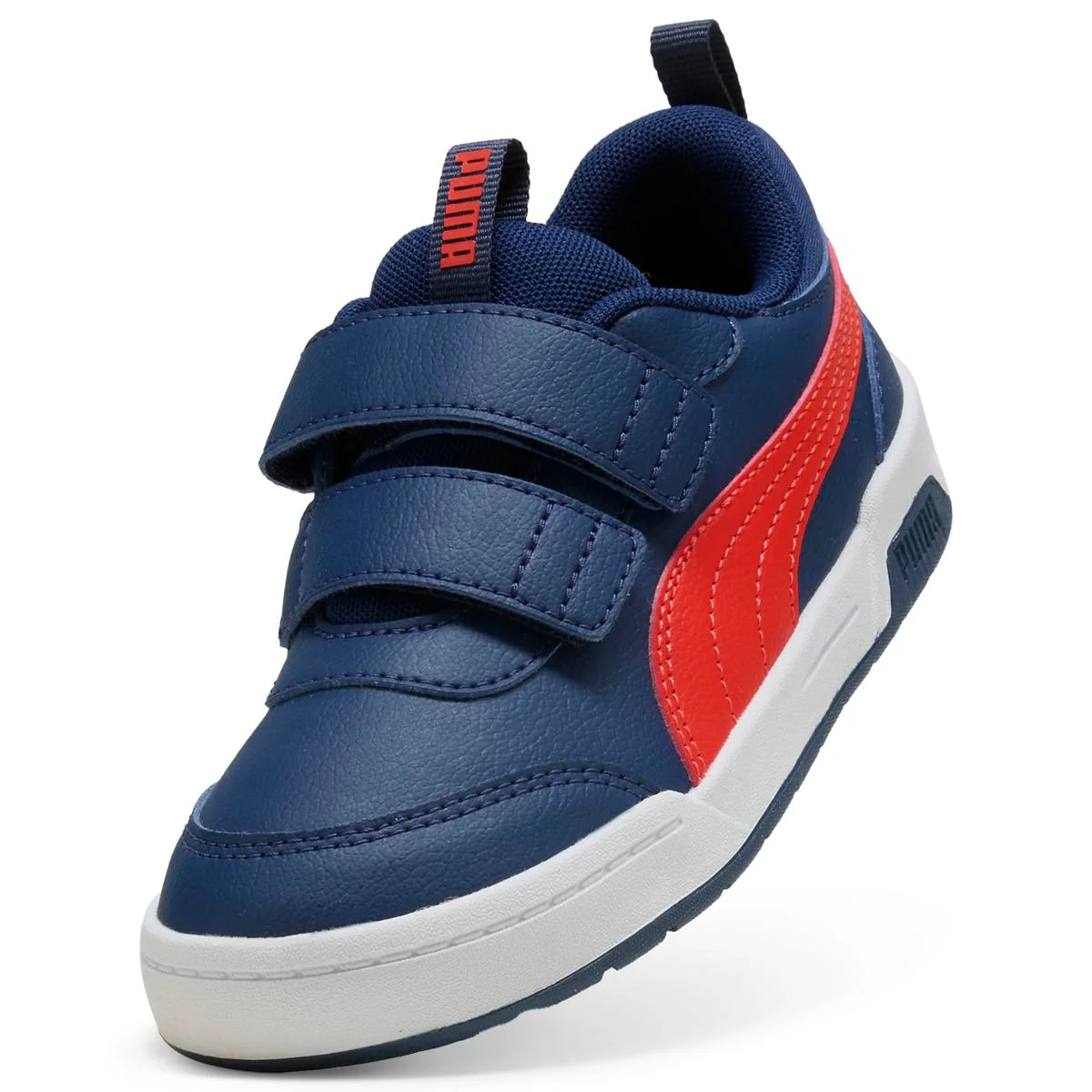 Sneakers blu da Bambino con chiusura a strappo Puma Multiflex - Image 6