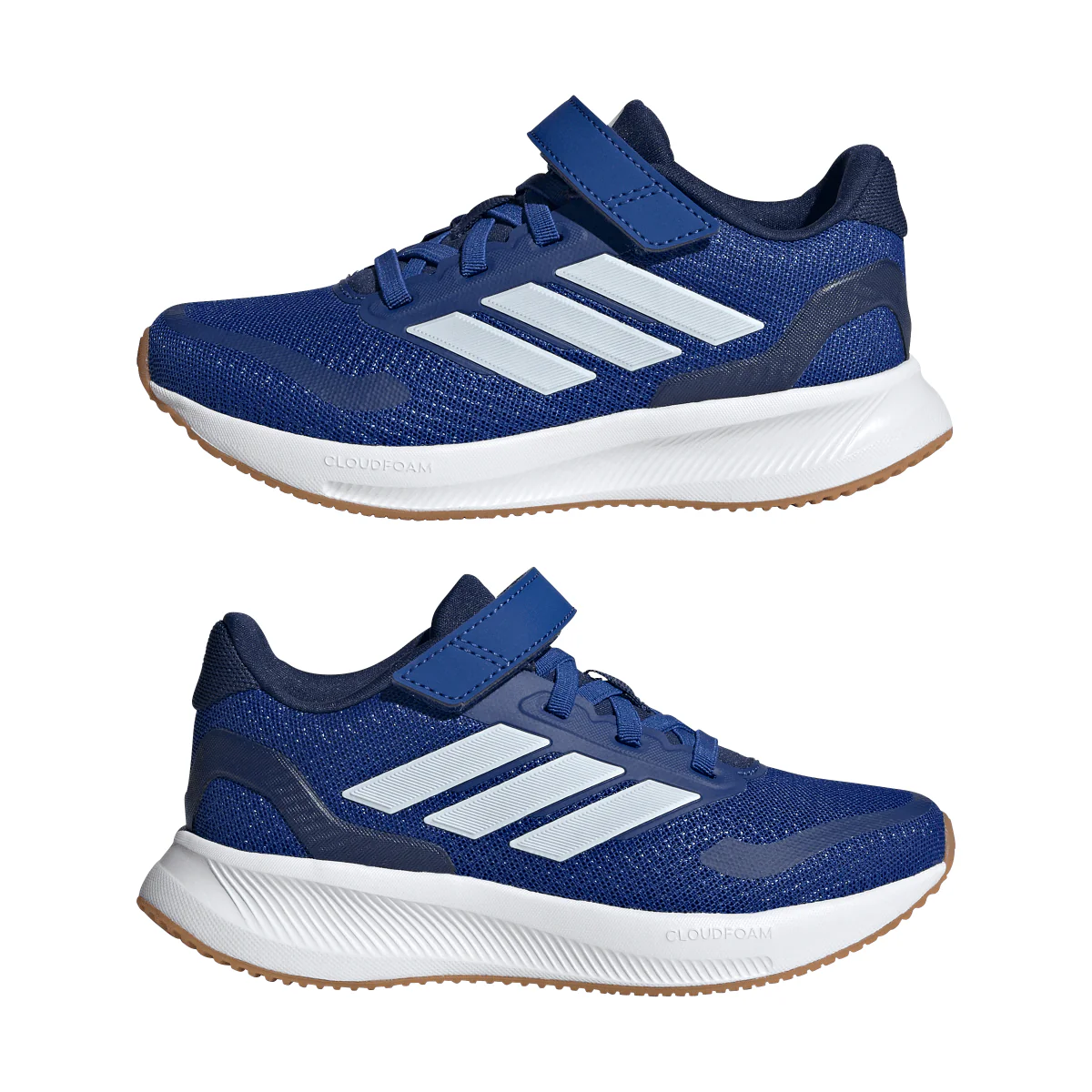 Sneakers blu da Bambino con chiusura a strappo Runfalcon 5 adidas - Image 6