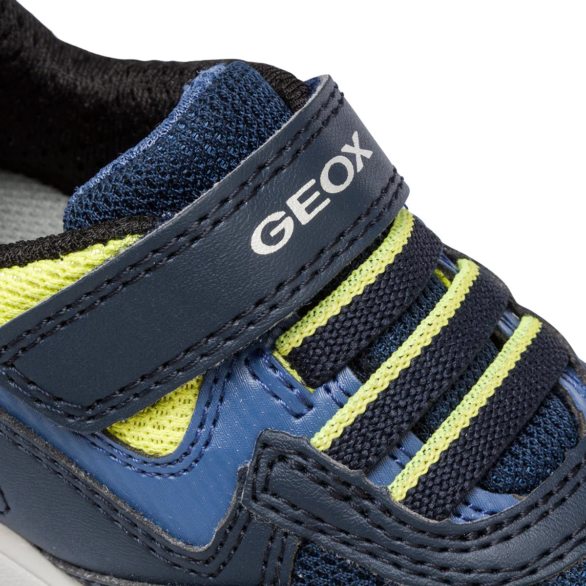 Sneakers blu da bambino con dettagli gialli Geox New Torque - Image 5