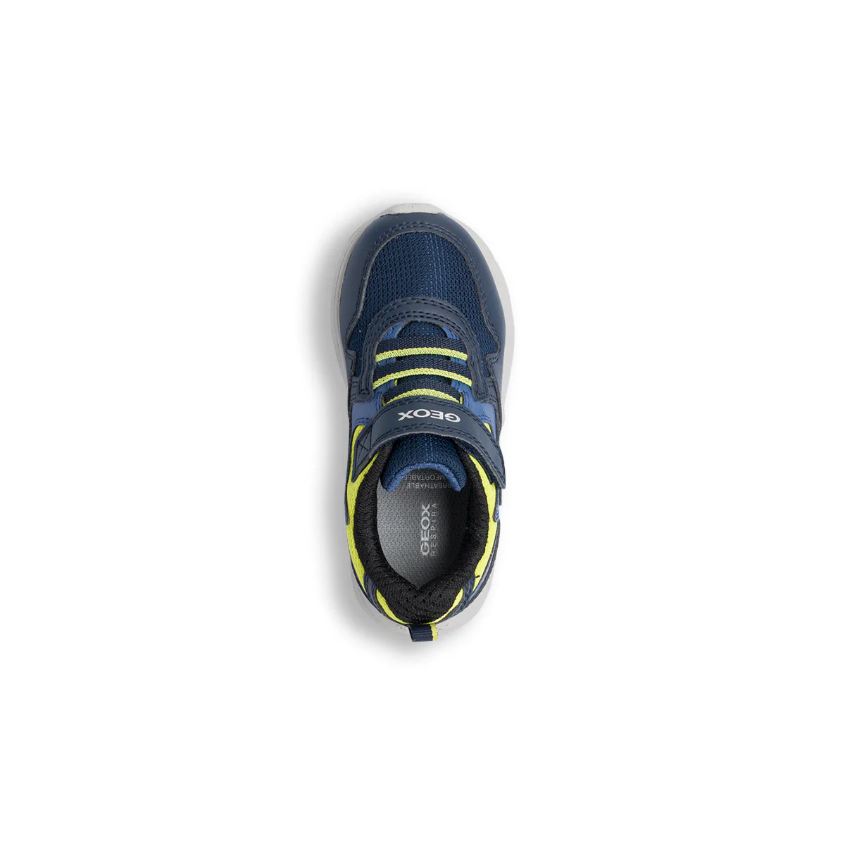 Sneakers blu da bambino con dettagli gialli Geox New Torque - Image 6