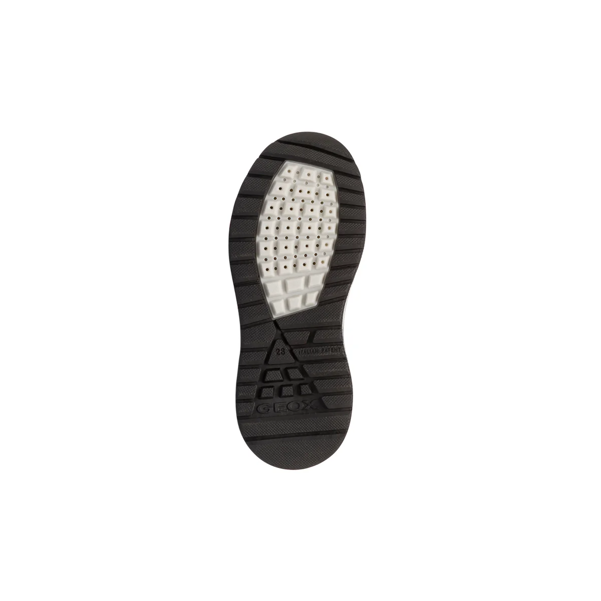 Sneakers blu da bambino con dettagli rossi e grigi Geox Briezee - Image 4