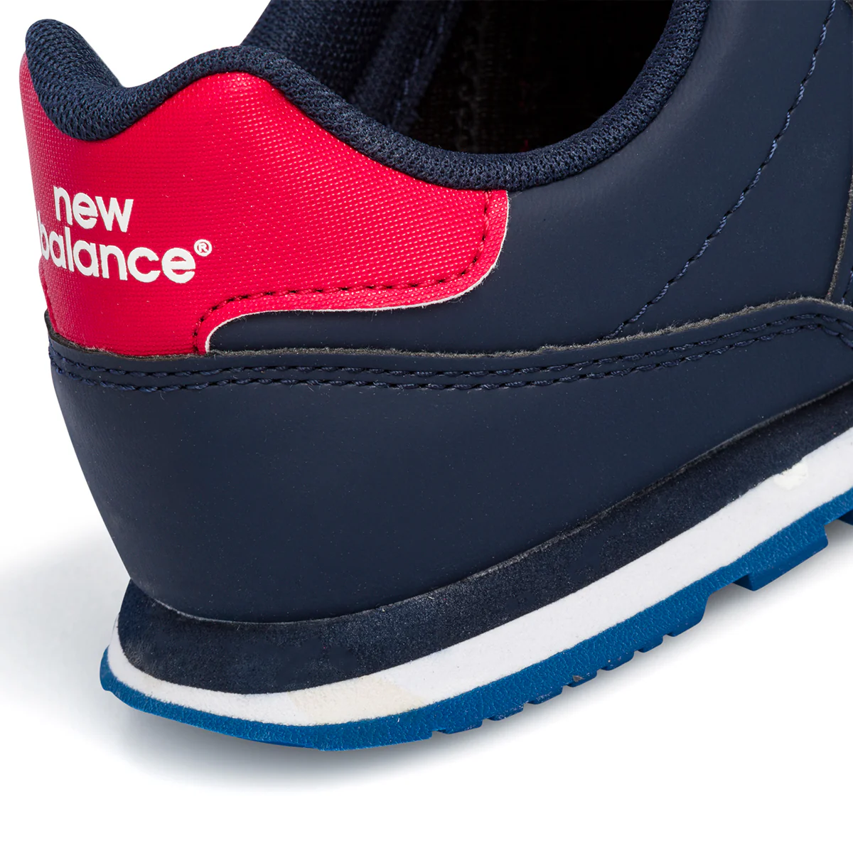 Sneakers blu da bambino con dettagli rossi New Balance 500 - Image 7