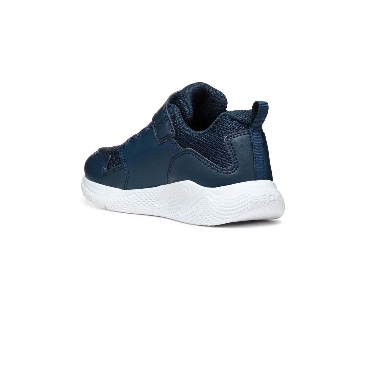 Sneakers blu da Bambino con dettaglio argento e suola traspirante Geox - Image 3