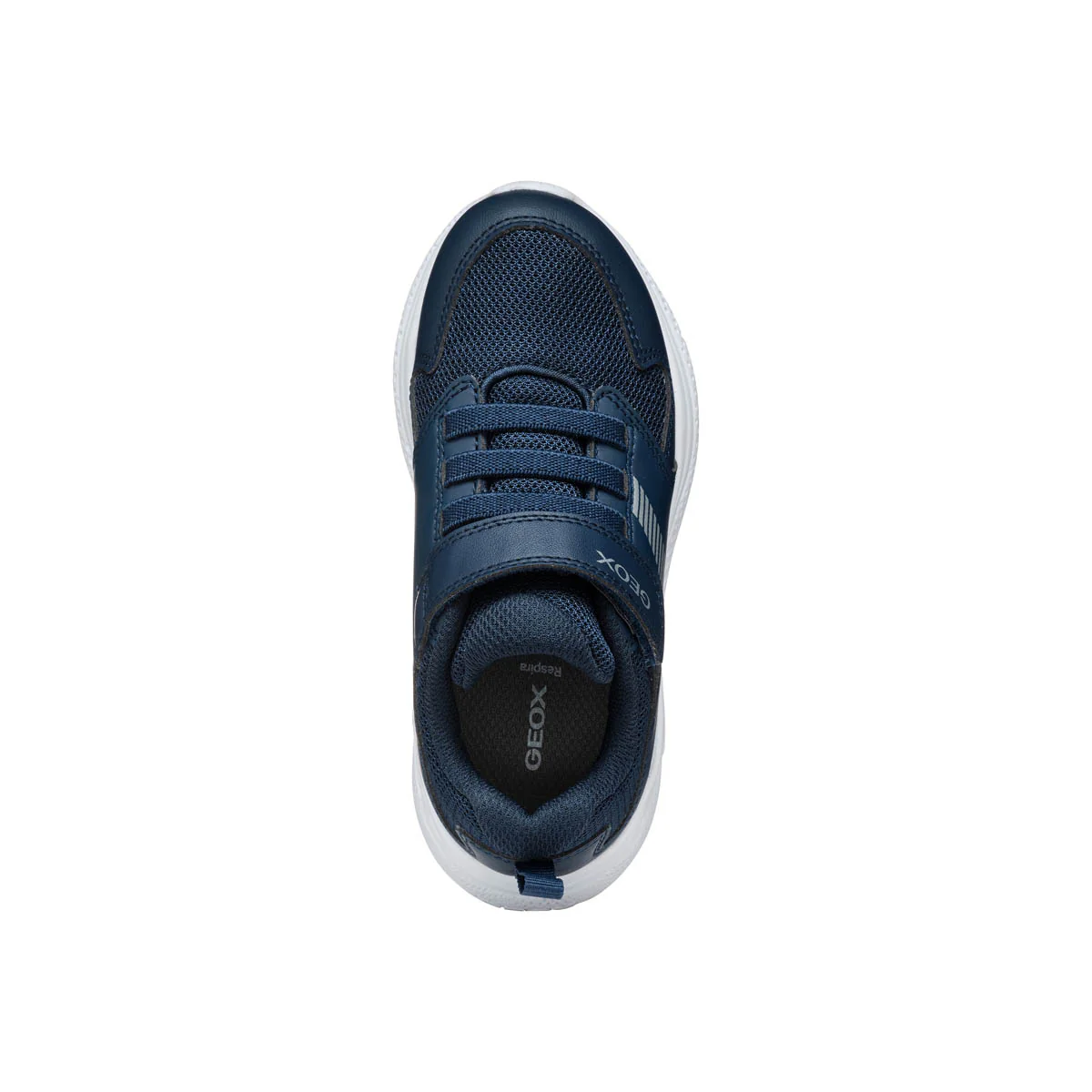 Sneakers blu da Bambino con dettaglio argento e suola traspirante Geox - Image 5
