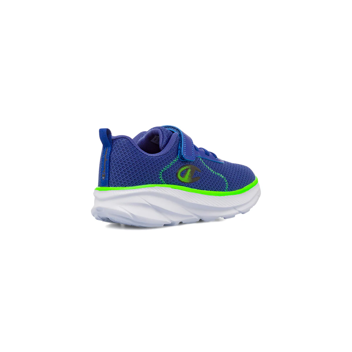 Sneakers blu da Bambino con inserti fluo Champion - Image 3