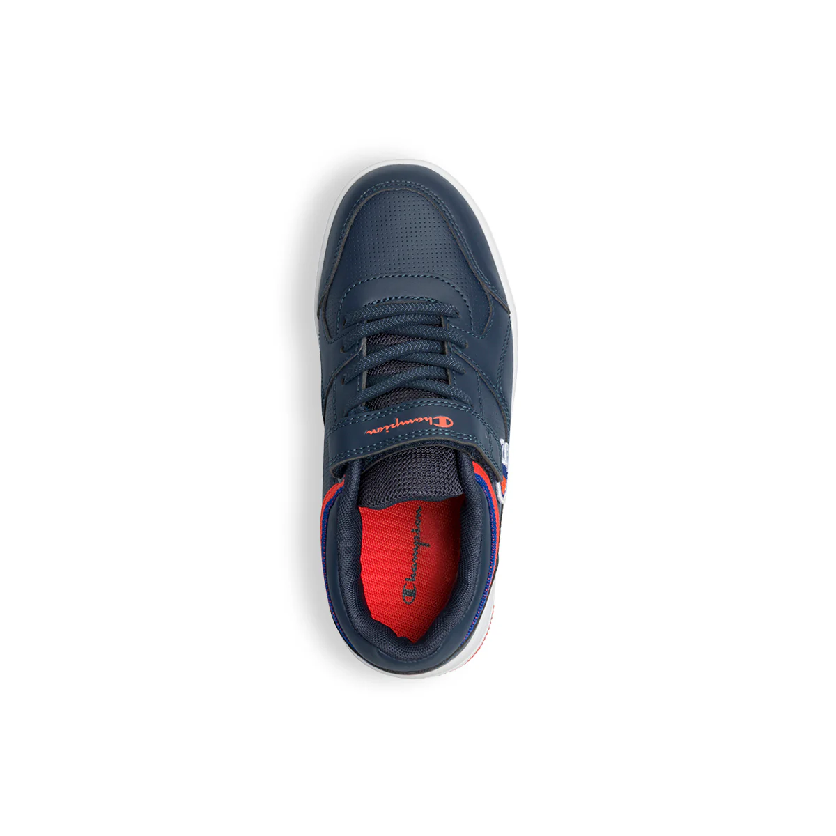 Sneakers blu da bambino con logo laterale Champion Rebound Low B PS - Image 8